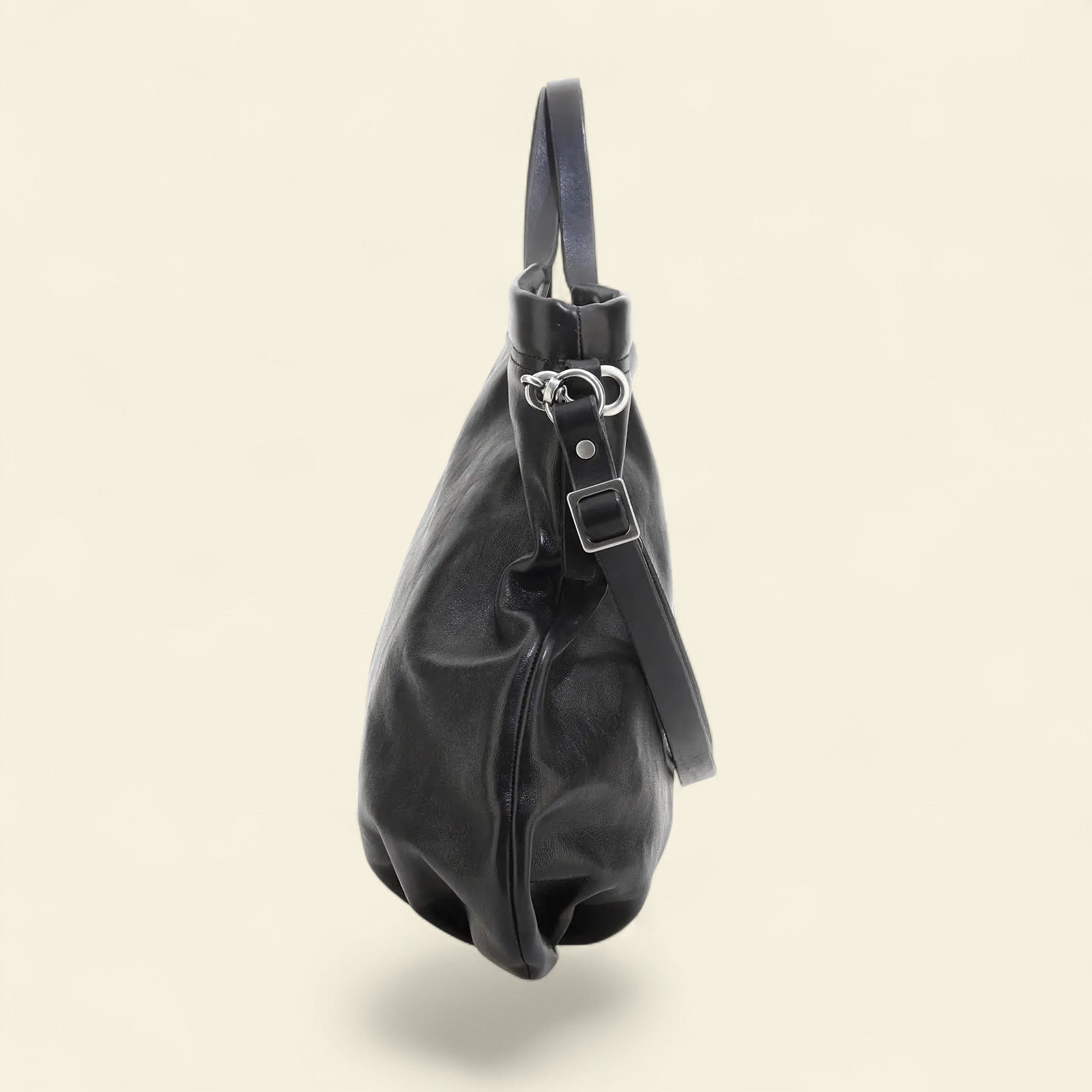 A.S.98 Pamel soft leather tote bag with shoulder strap