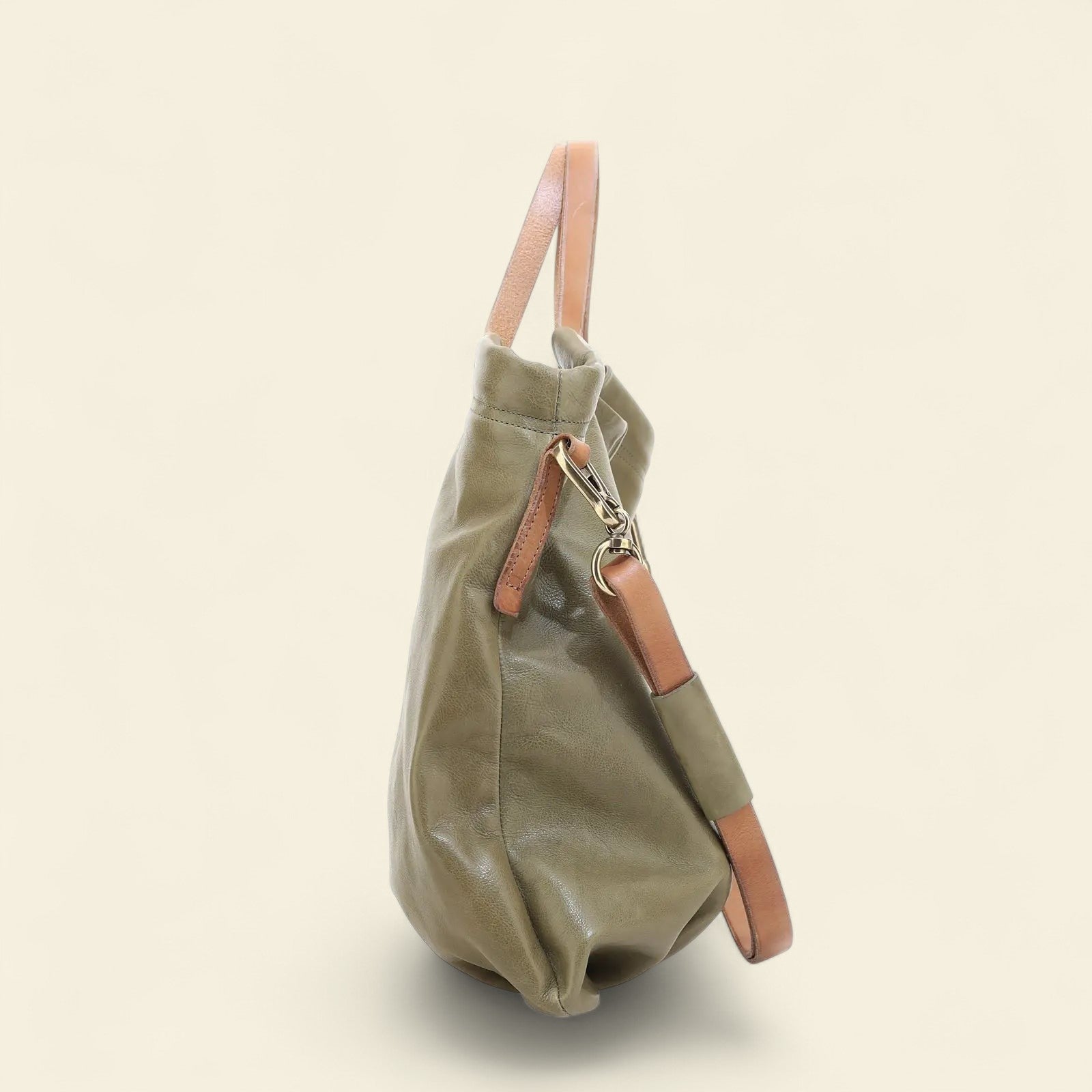 A.S.98 Pamel soft leather tote bag with shoulder strap