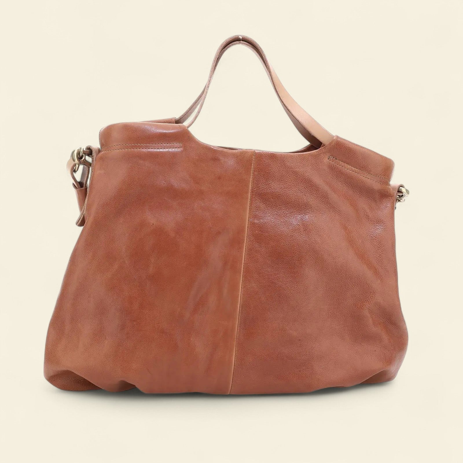A.S.98 Pamel soft leather tote bag with shoulder strap