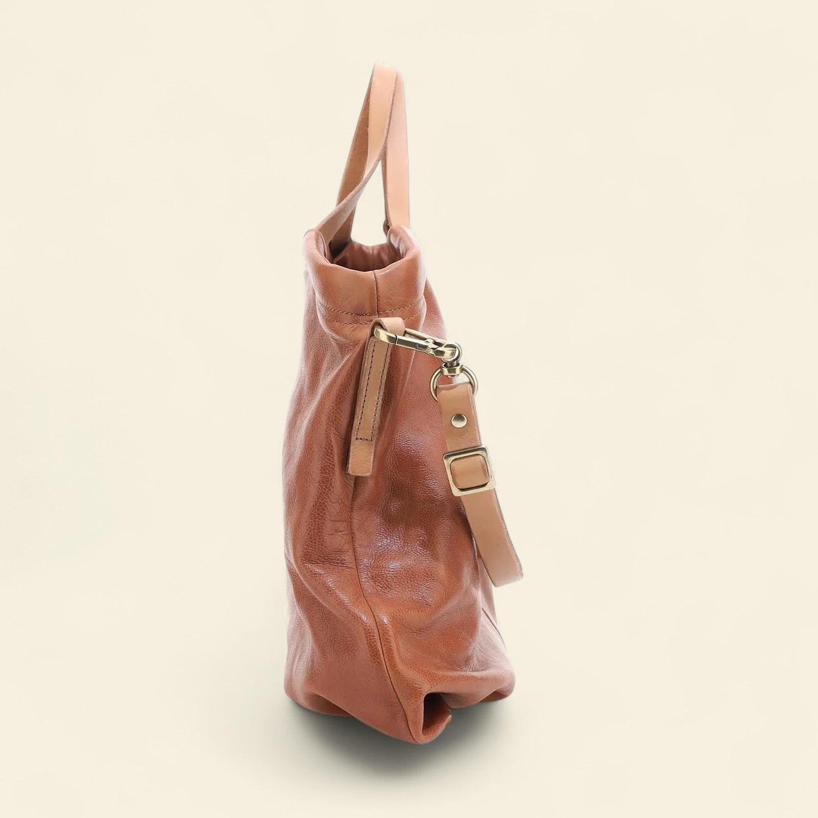 A.S.98 Pamel soft leather tote bag with shoulder strap