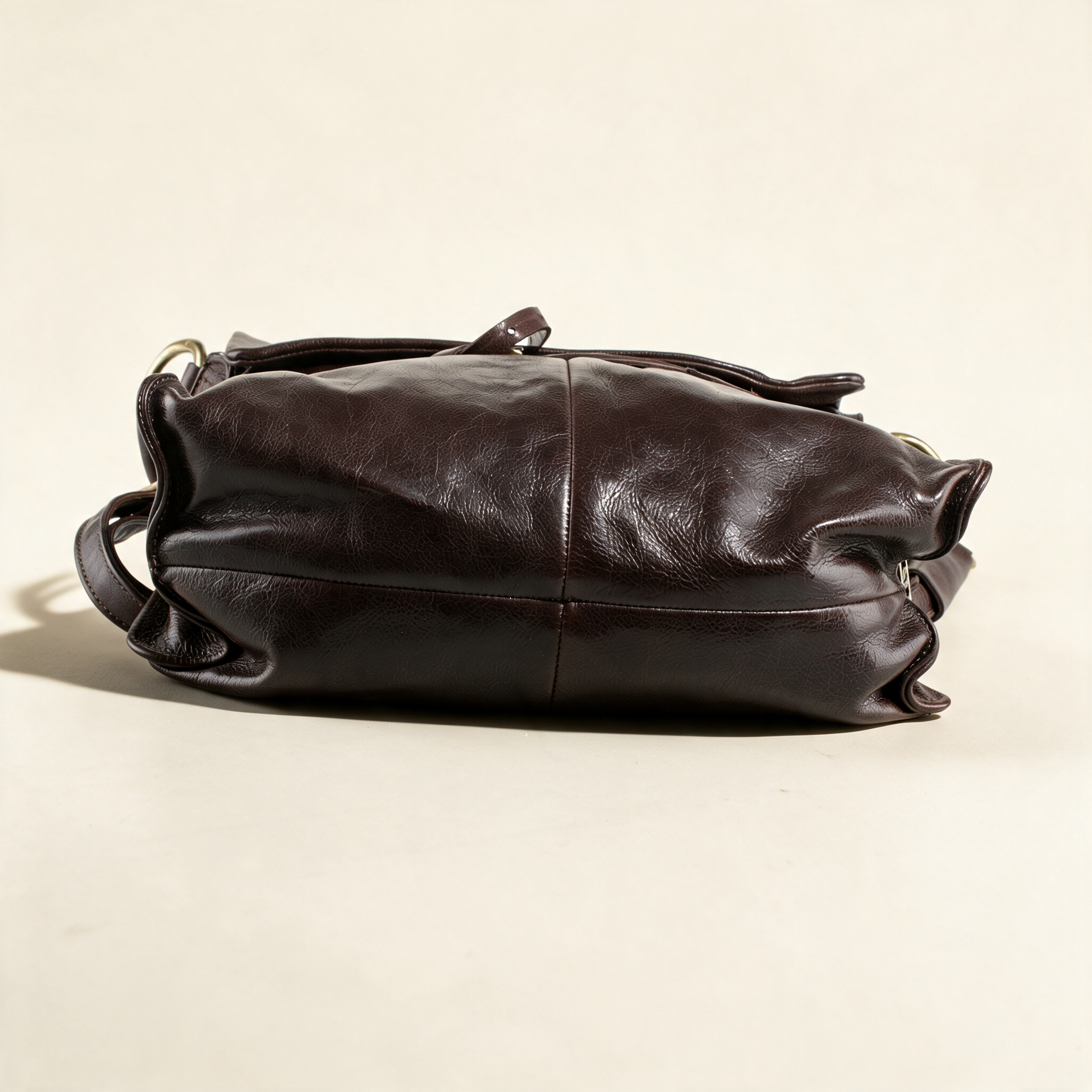 A.S.98 ELLEN Ebony handbags, hardware and construction detail