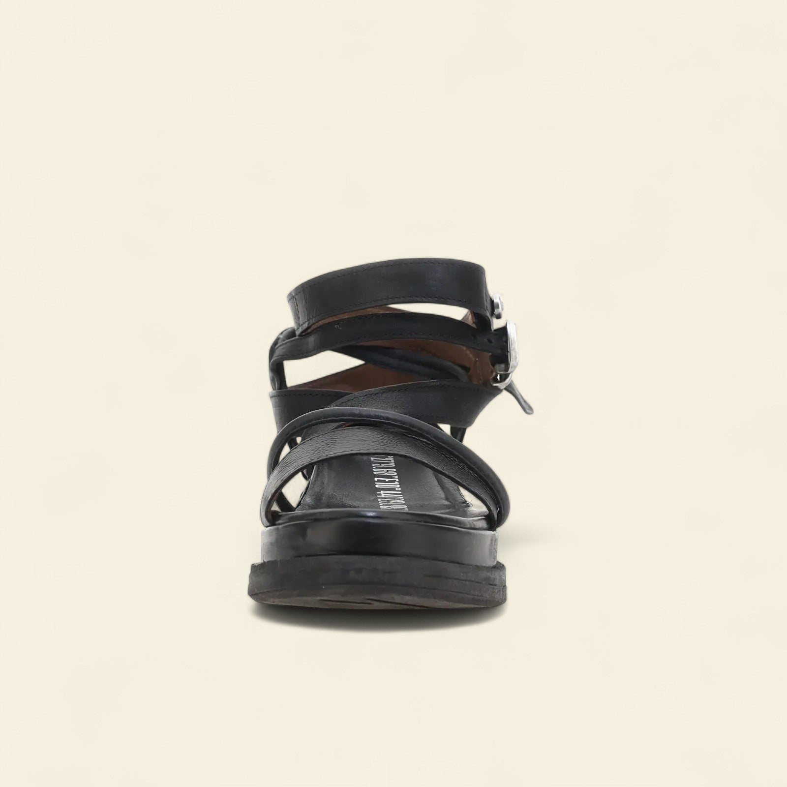 Lexi A.S.98 Black Summer 25 Leather Sandal