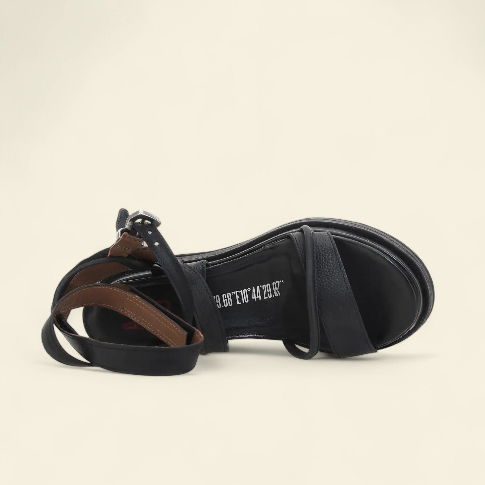 Lexi A.S.98 Black Summer 25 Leather Sandal