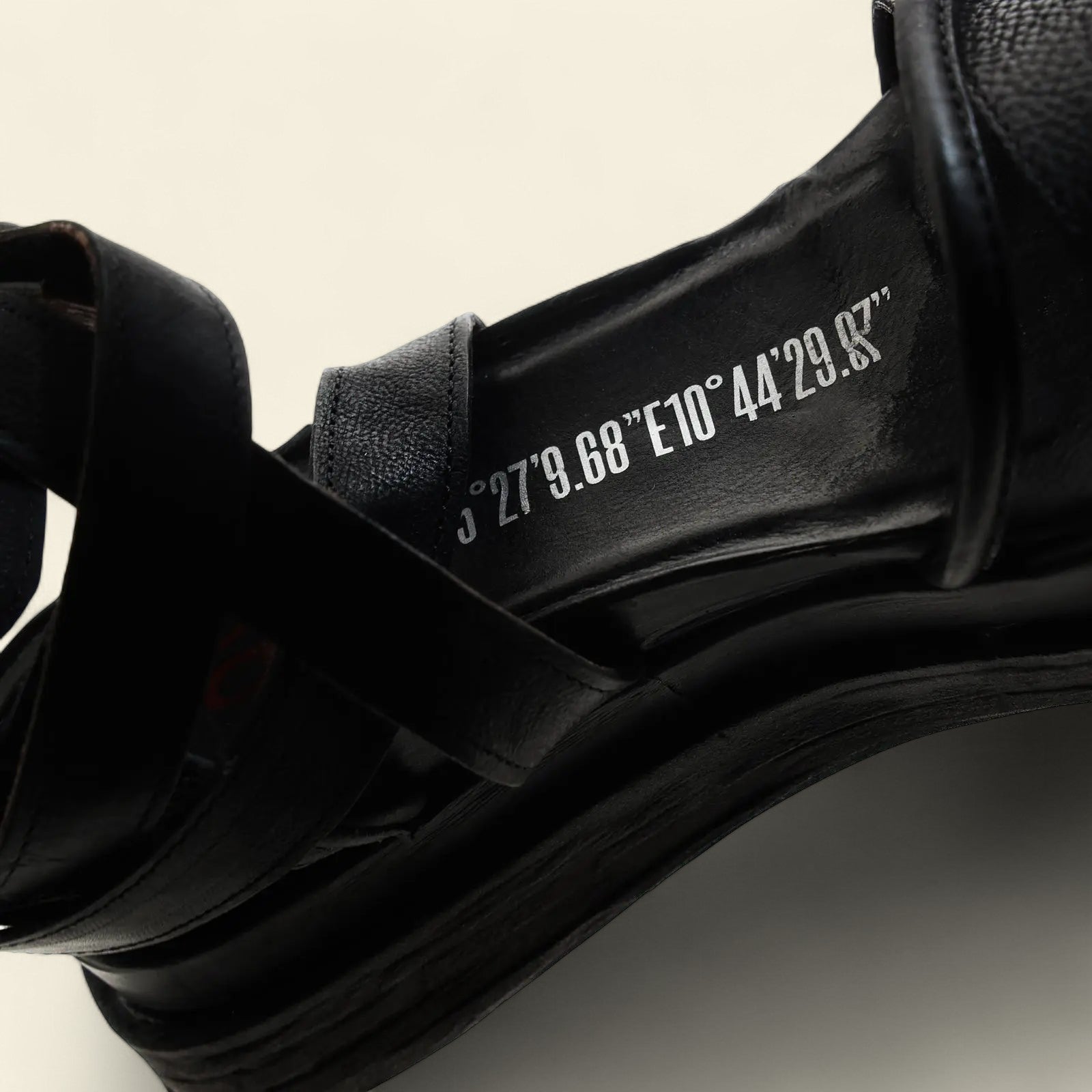 Lexi A.S.98 Black Summer 25 Leather Sandal