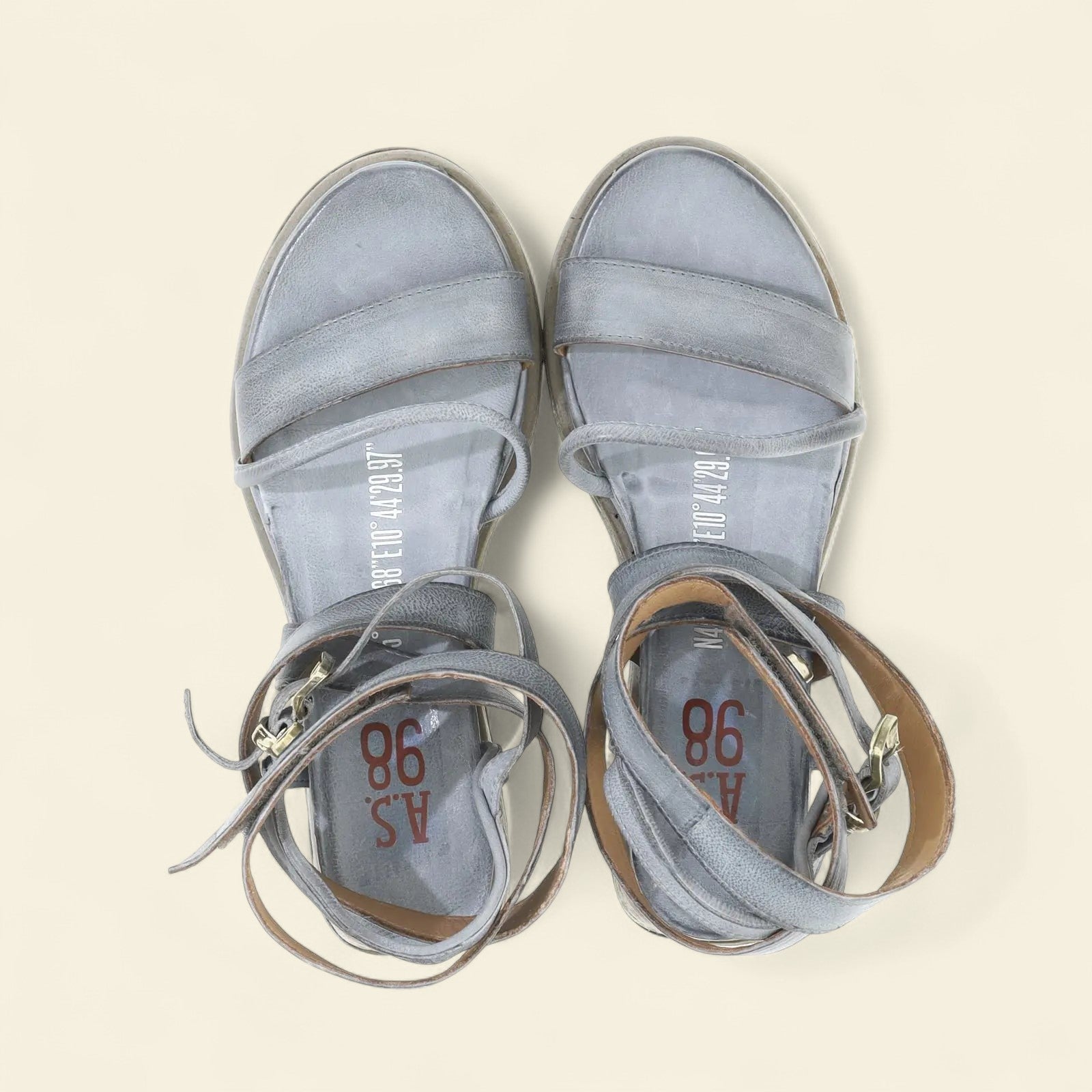 Lexi A.S.98 Blue Summer 25 Leather Sandal