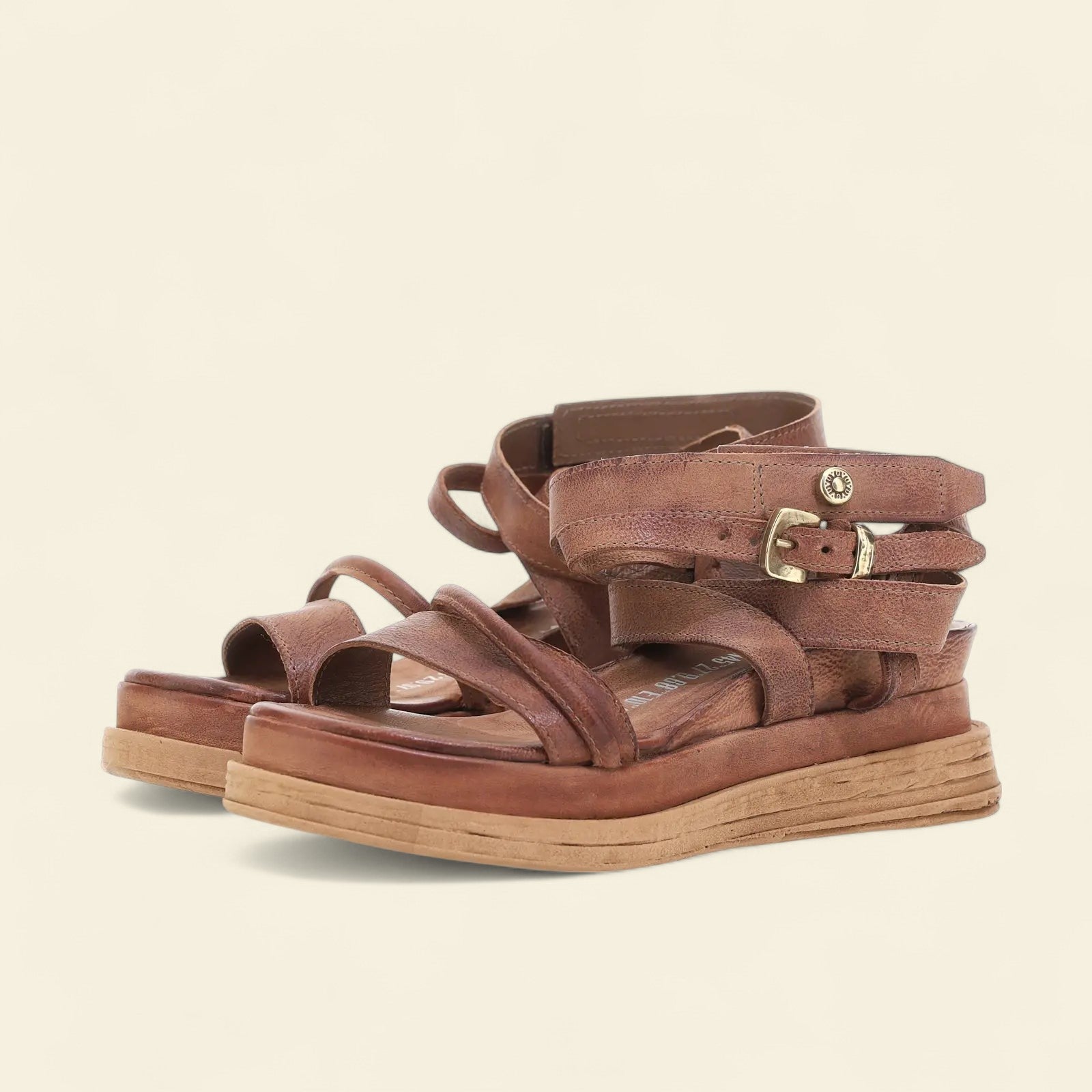 Lexi A.S.98 Brown Summer 25 Leather Sandal