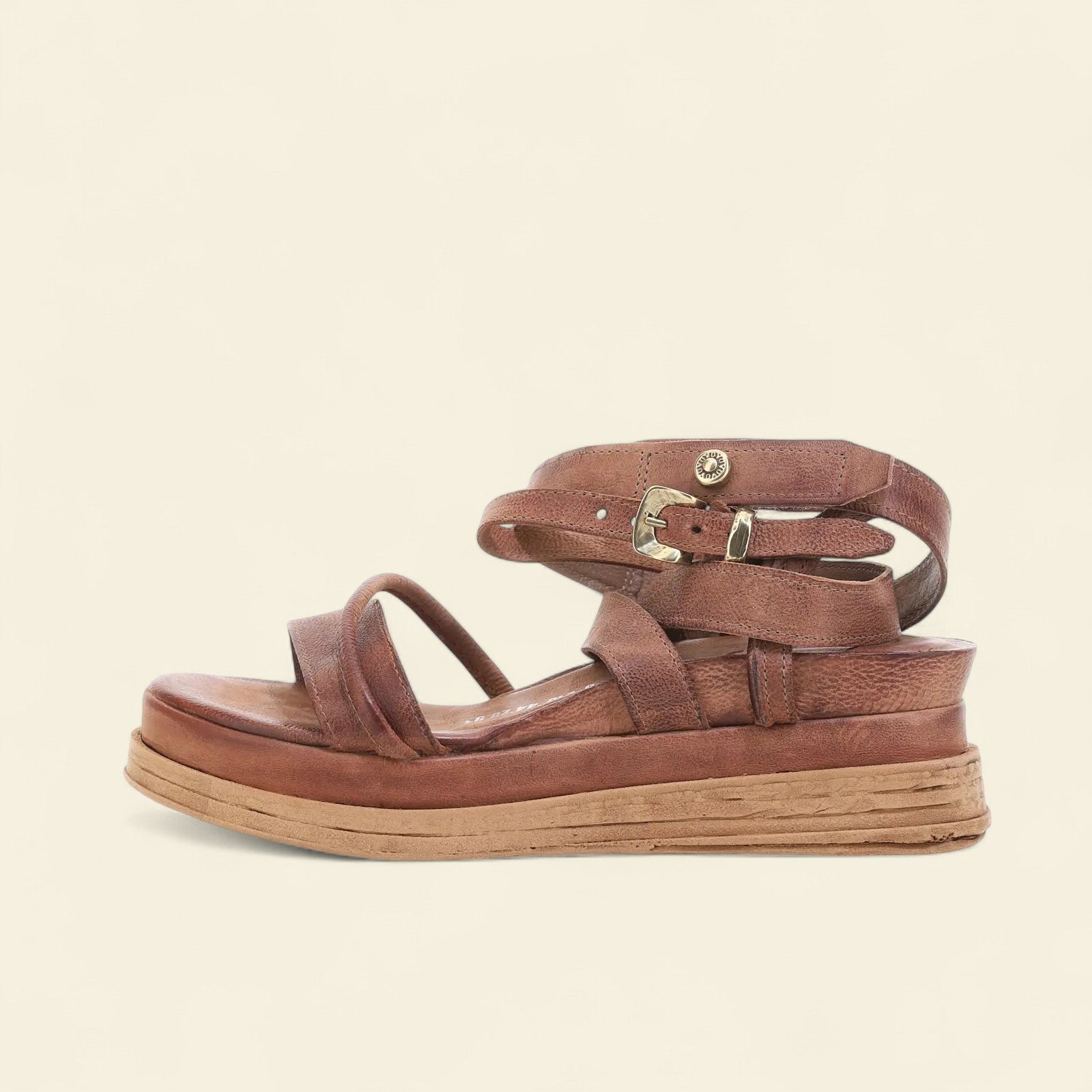 Lexi A.S.98 Brown Summer 25 Leather Sandal