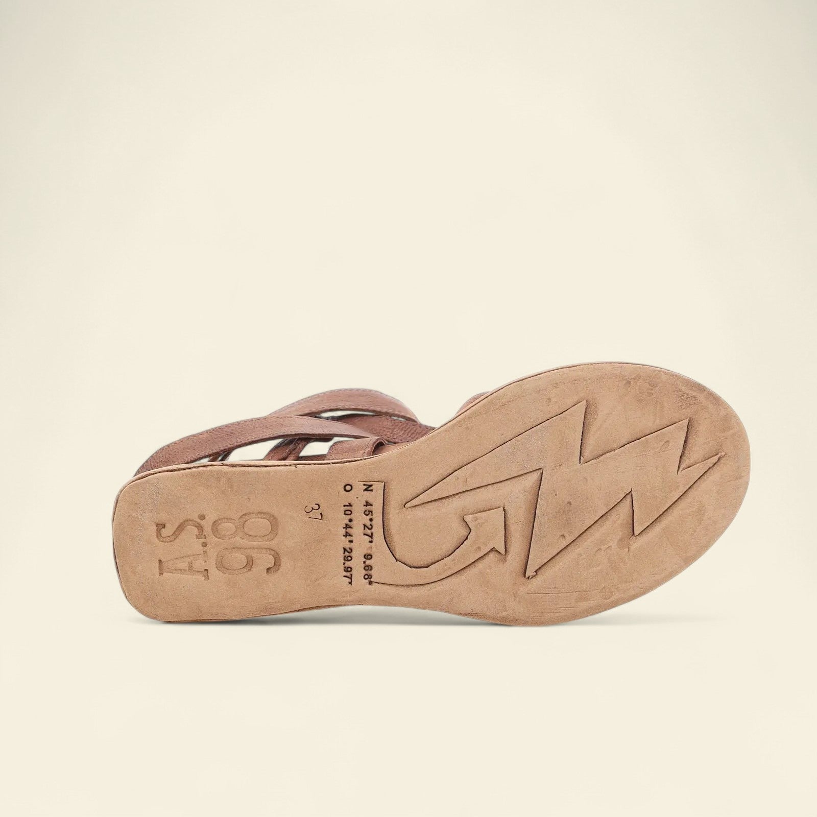 Lexi A.S.98 Brown Summer 25 Leather Sandal