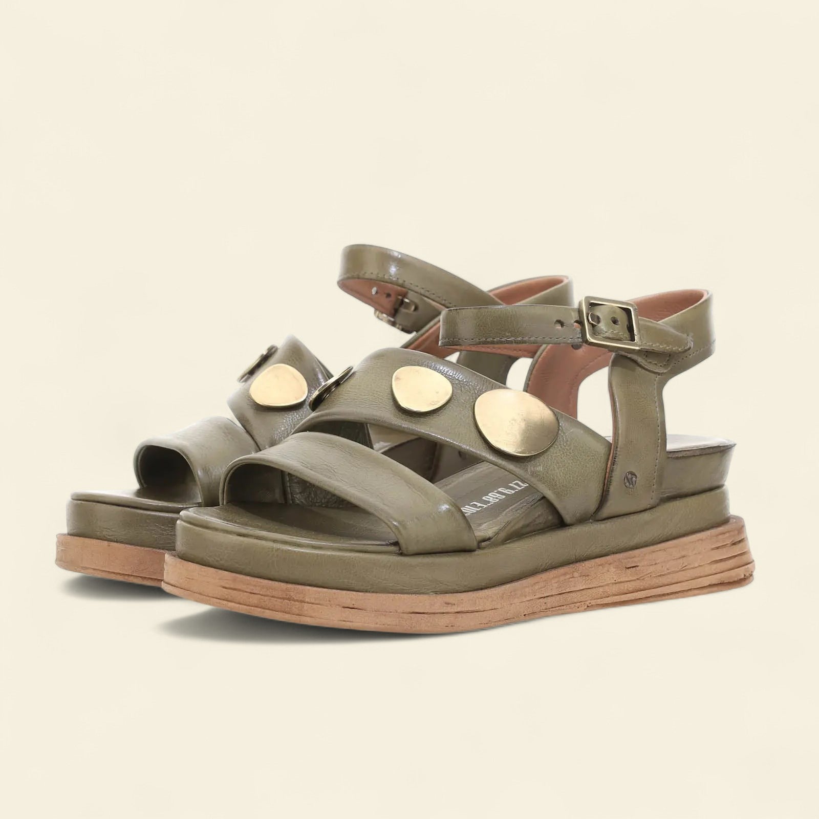 Lance A.S.98 Green Summer 25 Leather Sandal
