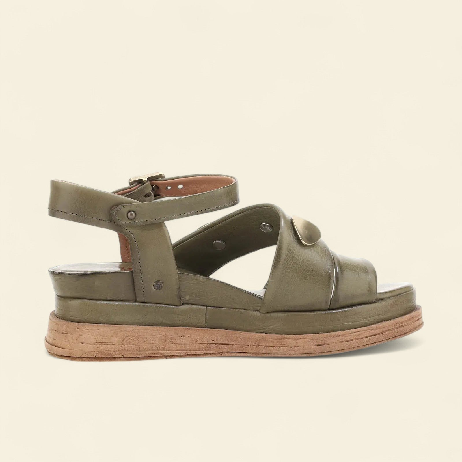 Lance A.S.98 Green Summer 25 Leather Sandal