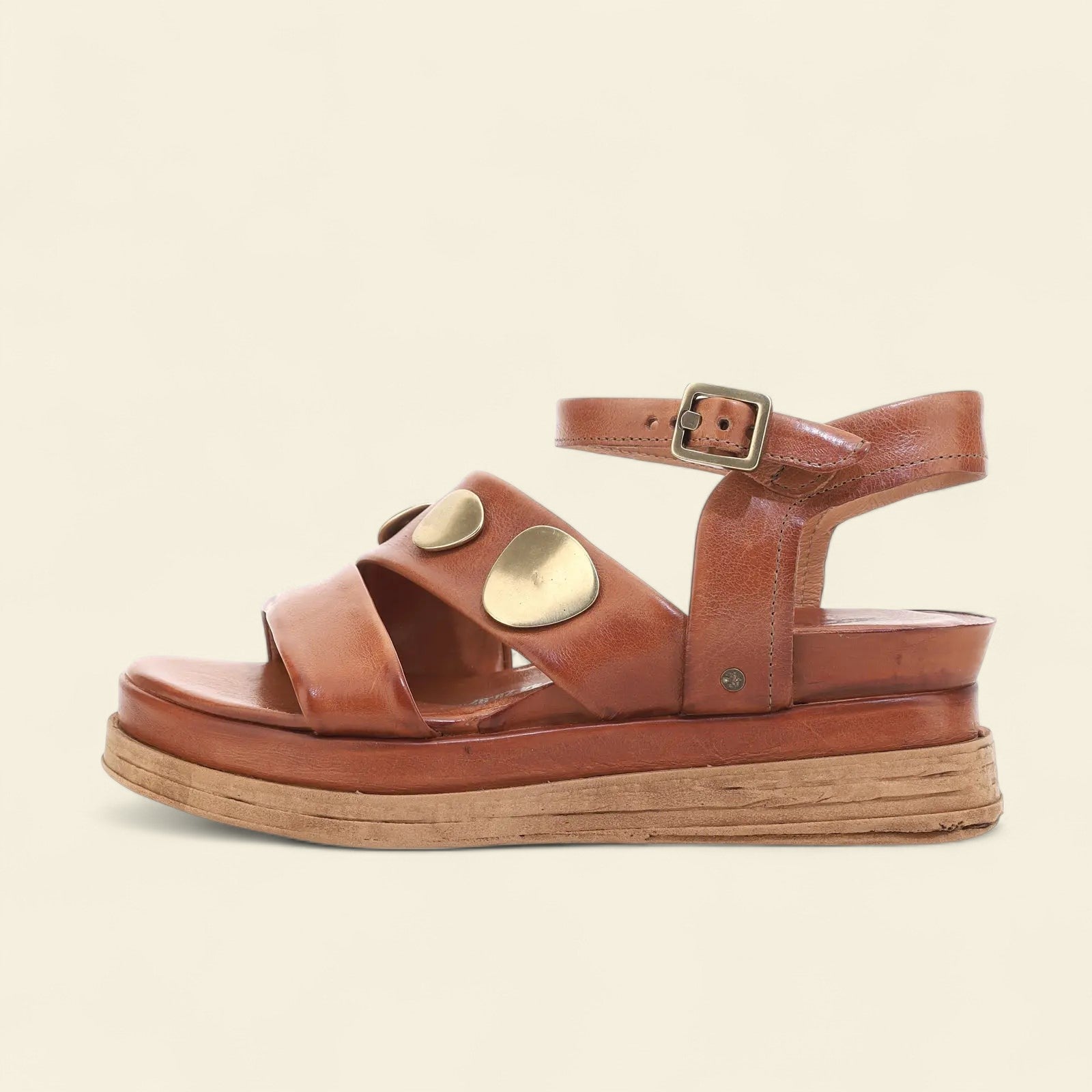 Lance A.S.98 Brown Summer 25 Leather Sandal