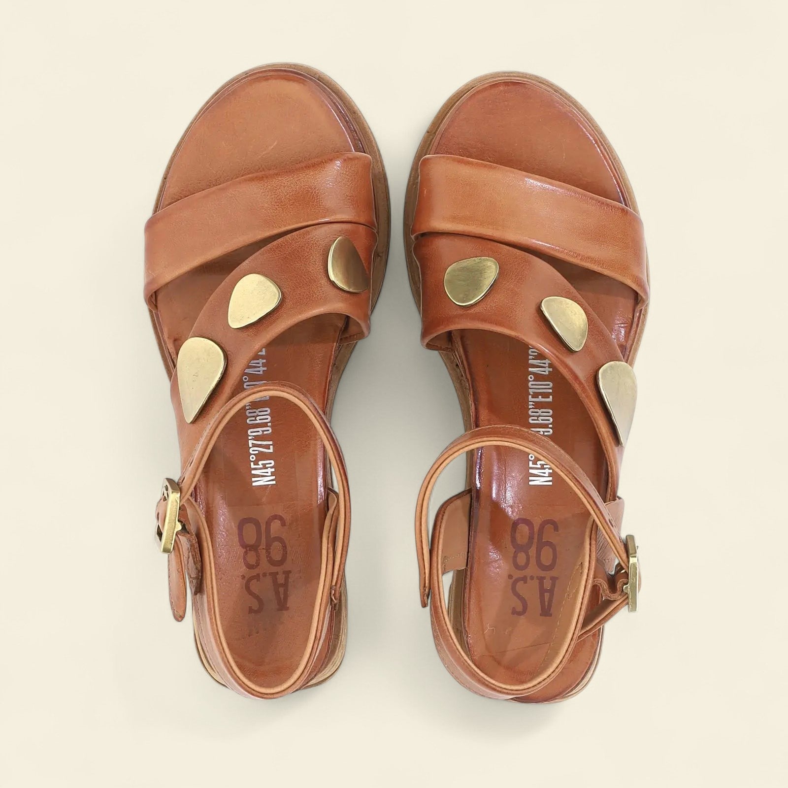 Lance A.S.98 Brown Summer 25 Leather Sandal