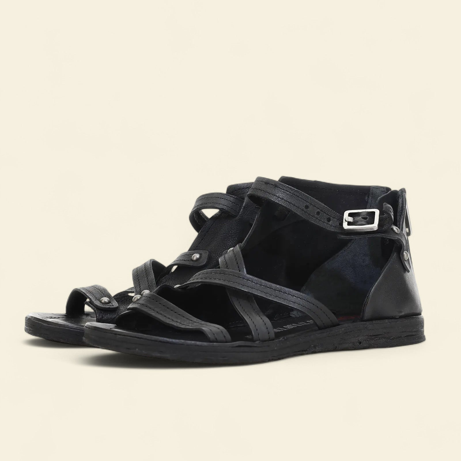 Ralph A.S.98 Black Summer 25 Leather Sandal