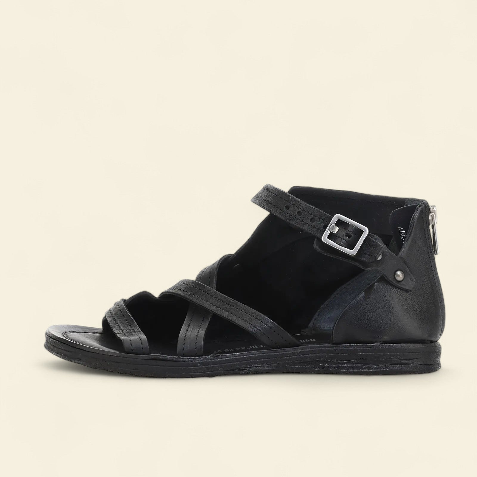 Ralph A.S.98 Black Summer 25 Leather Sandal