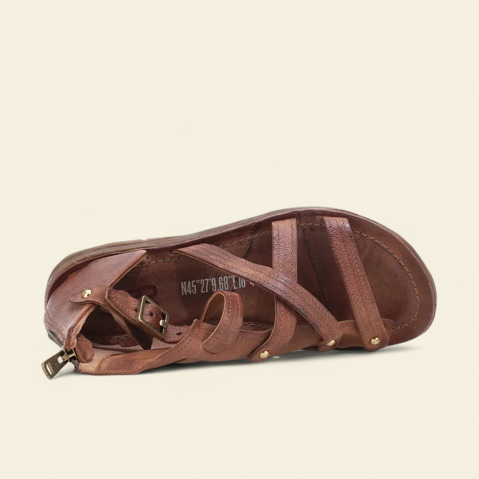 Ralph A.S.98 Brown Summer 25 Leather Sandal