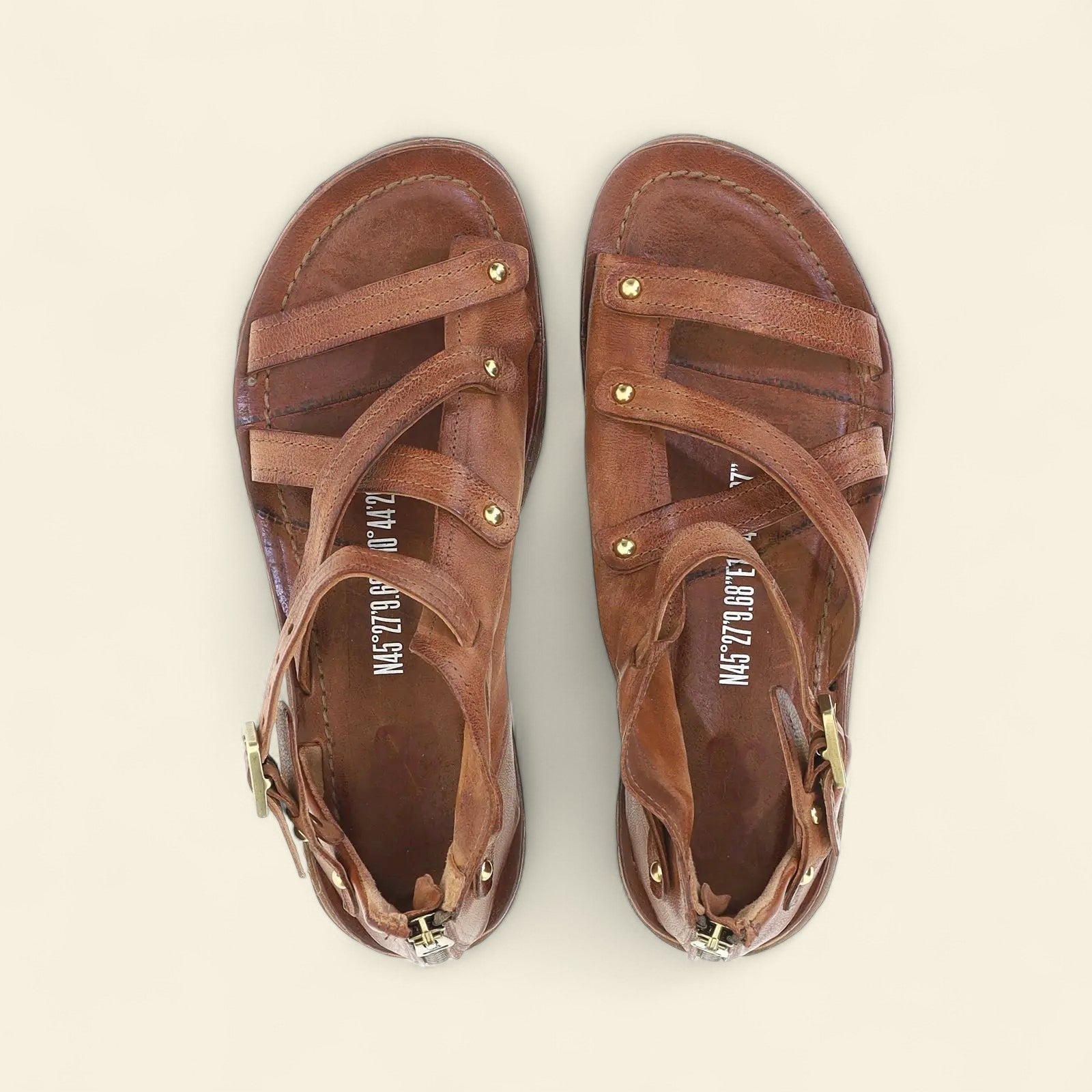 Ralph A.S.98 Brown Summer 25 Leather Sandal