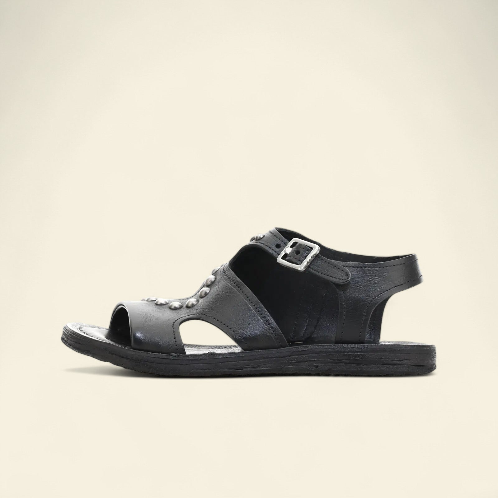 Rhomy A.S.98 Black Summer 25 Leather Sandal