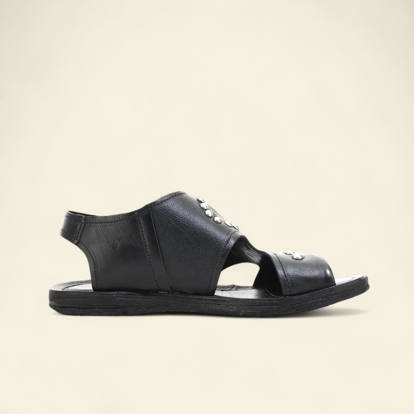 Rhomy A.S.98 Black Summer 25 Leather Sandal