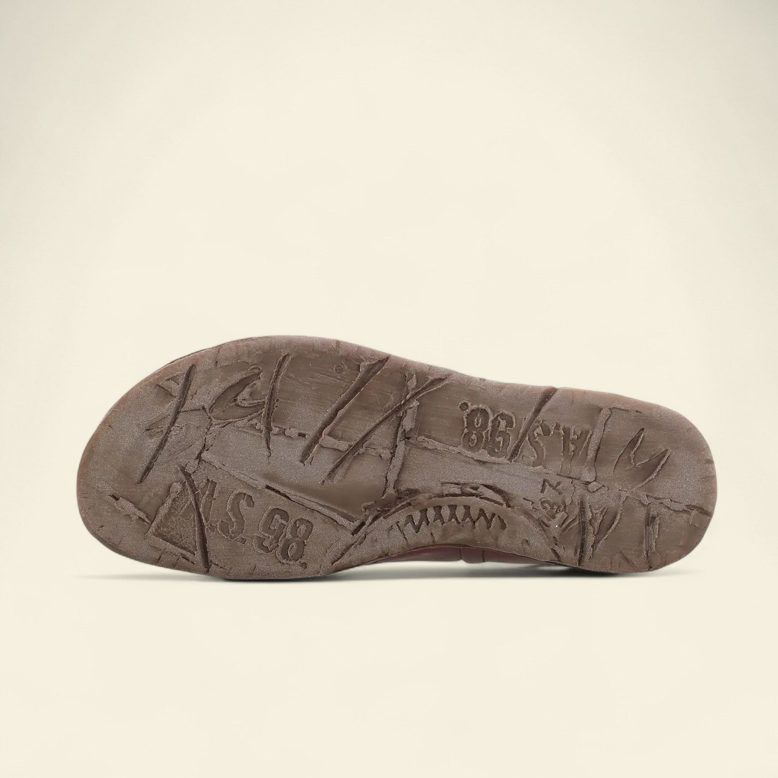 Rhomy A.S.98 Burgundy Summer 25 Leather Sandal