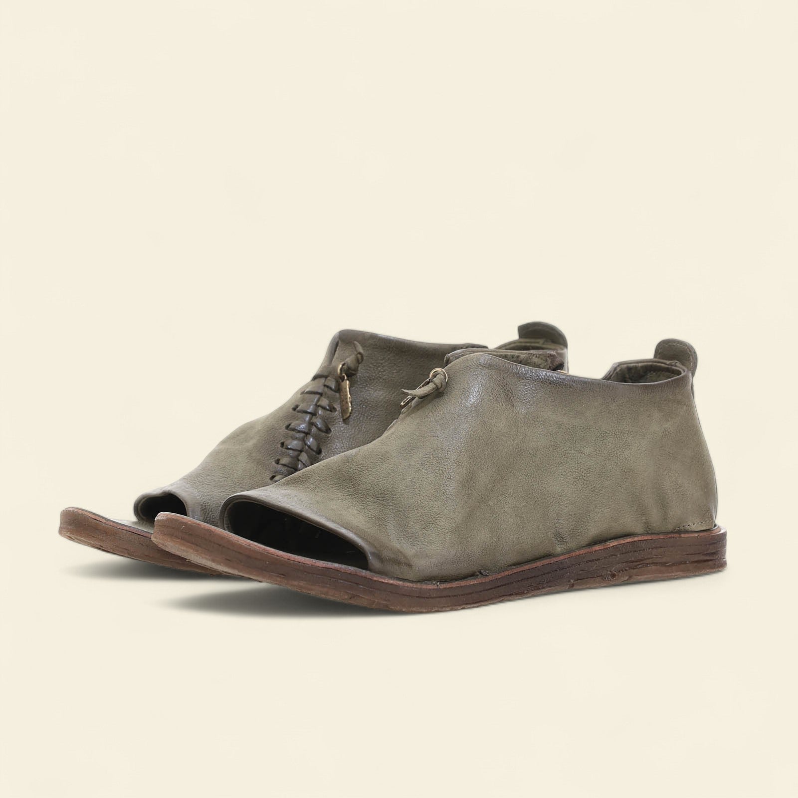 Richard A.S.98 Green Summer 25 Leather Sandal