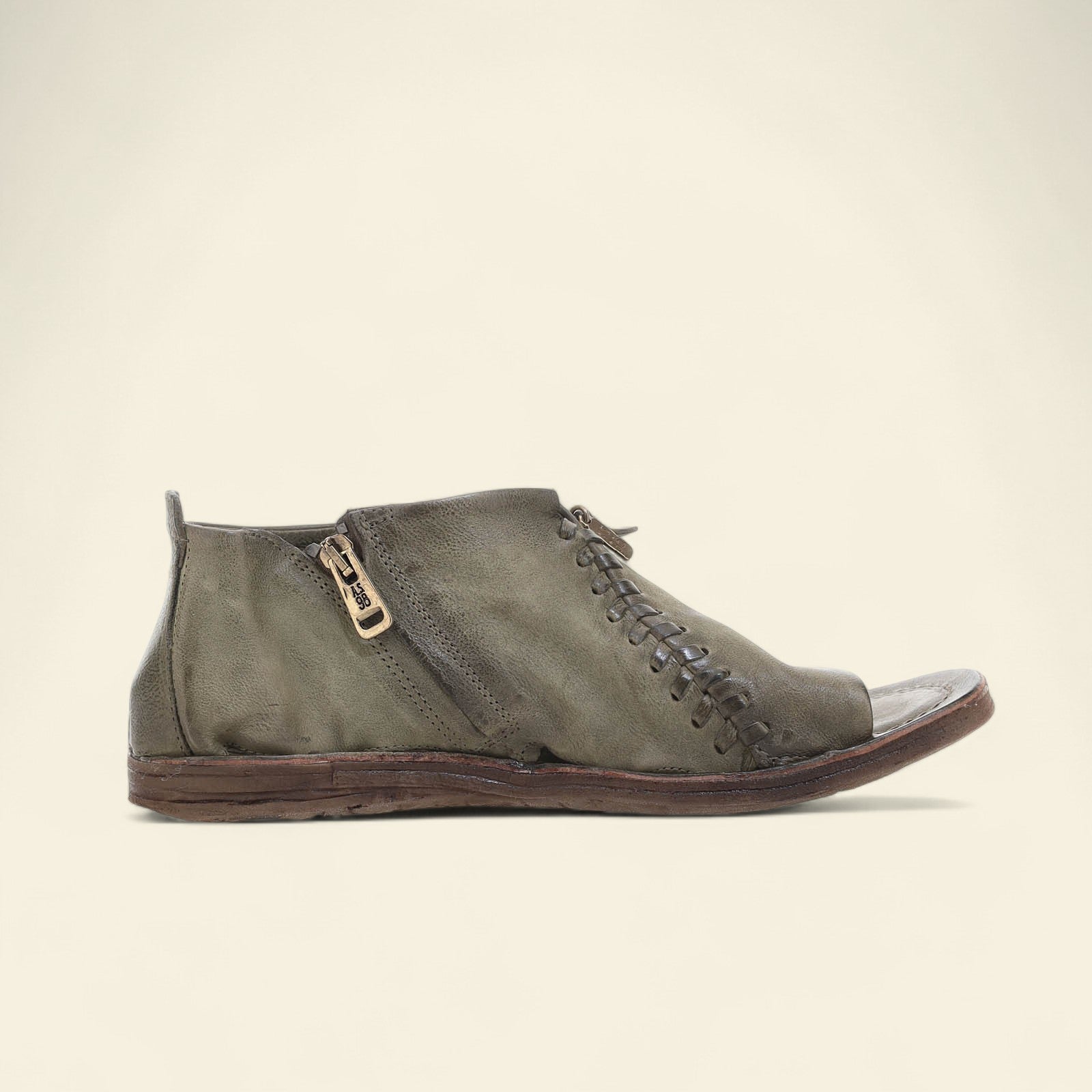 Richard A.S.98 Green Summer 25 Leather Sandal