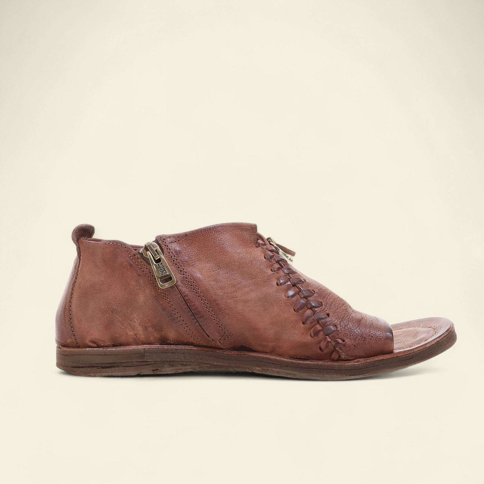 Richard A.S.98 Brown Summer 25 Leather Sandal