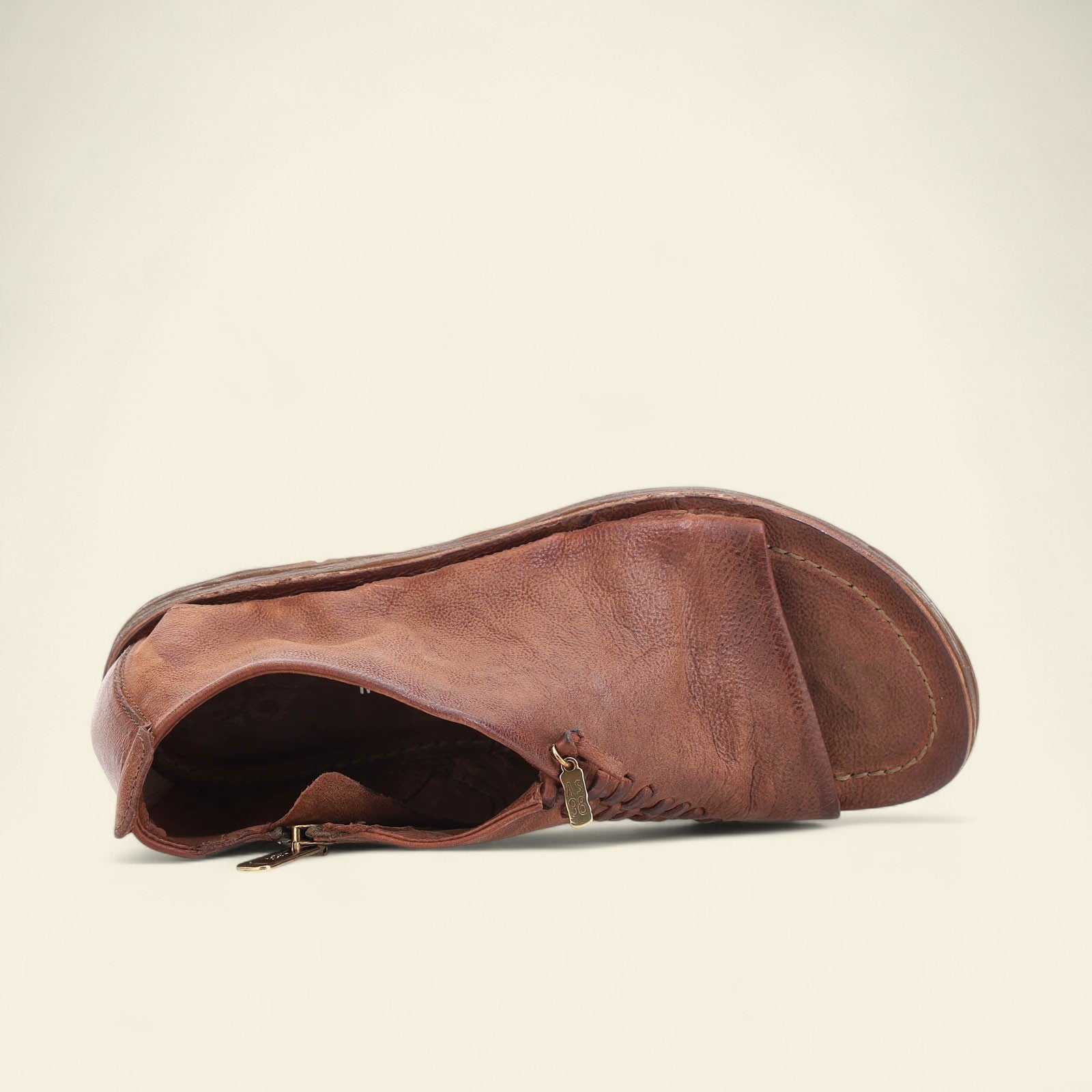 Richard A.S.98 Brown Summer 25 Leather Sandal