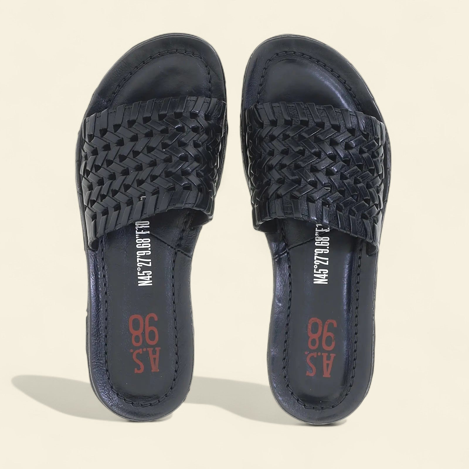 Rex A.S.98 Black Summer 25 Leather Sandal