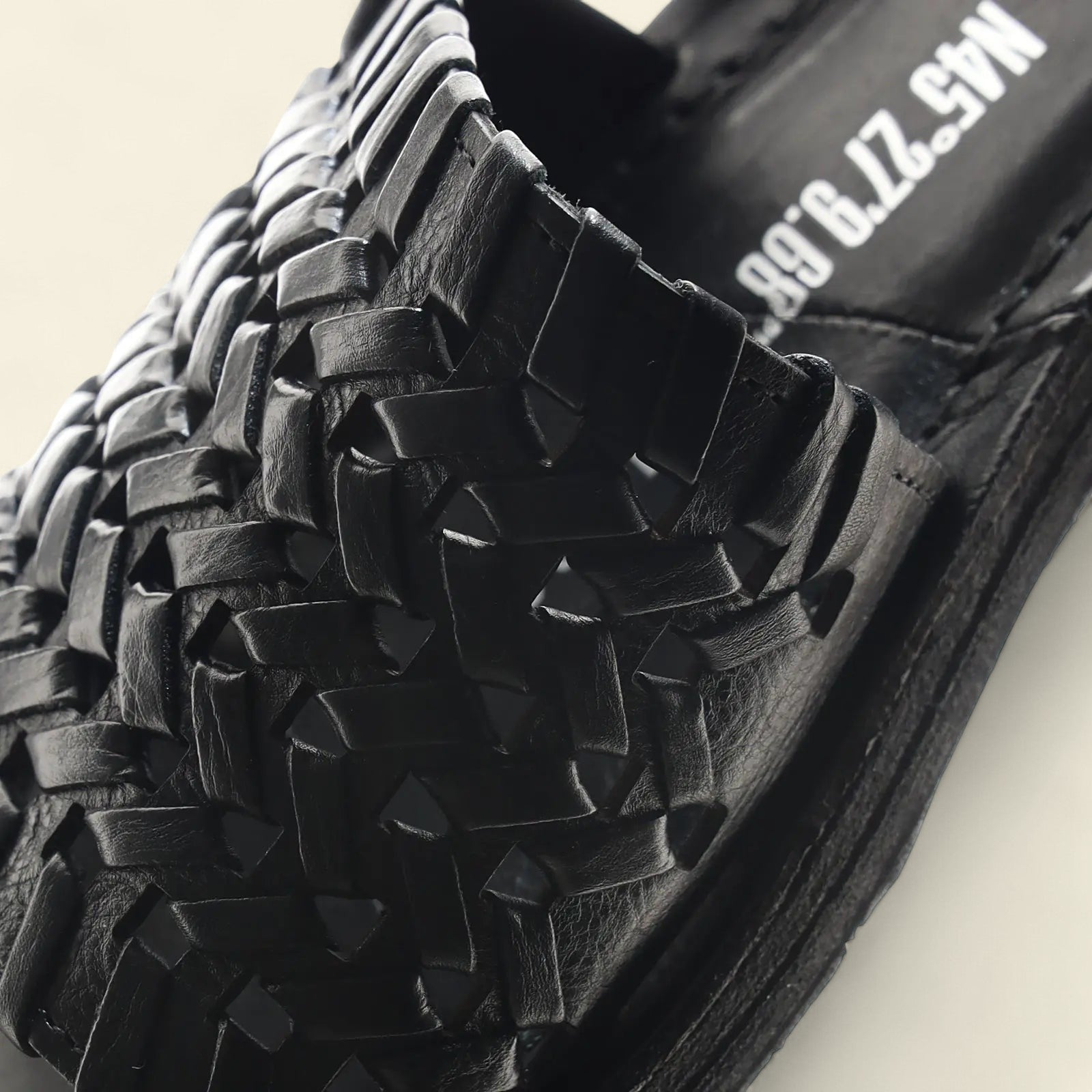 Rex A.S.98 Black Summer 25 Leather Sandal