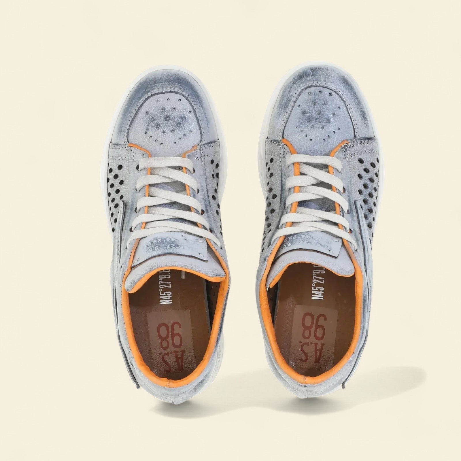 Addy A.S.98 Blue Summer 25 Leather Sneaker