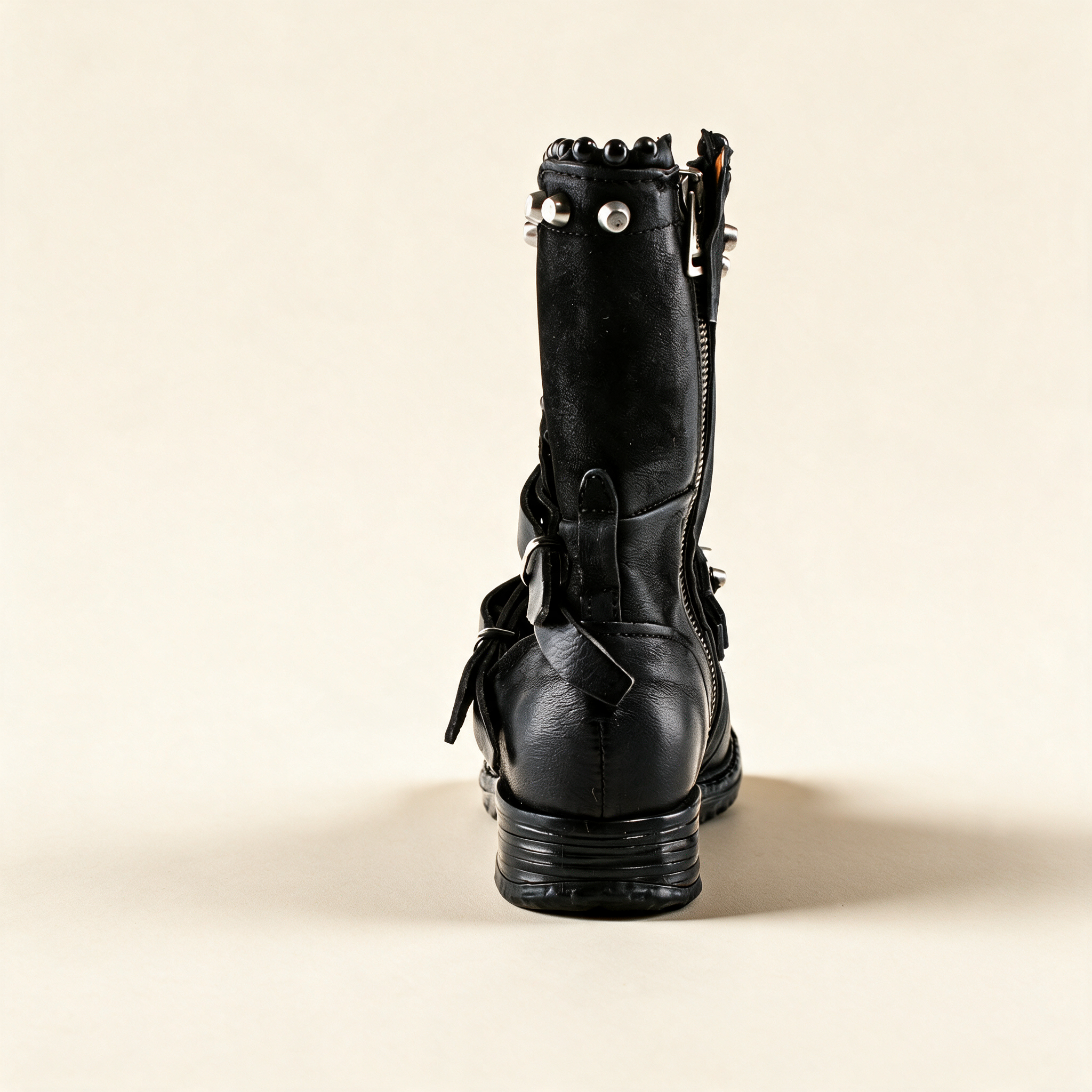 A.S.98 ASTRA Black ankle boots, alternate side view