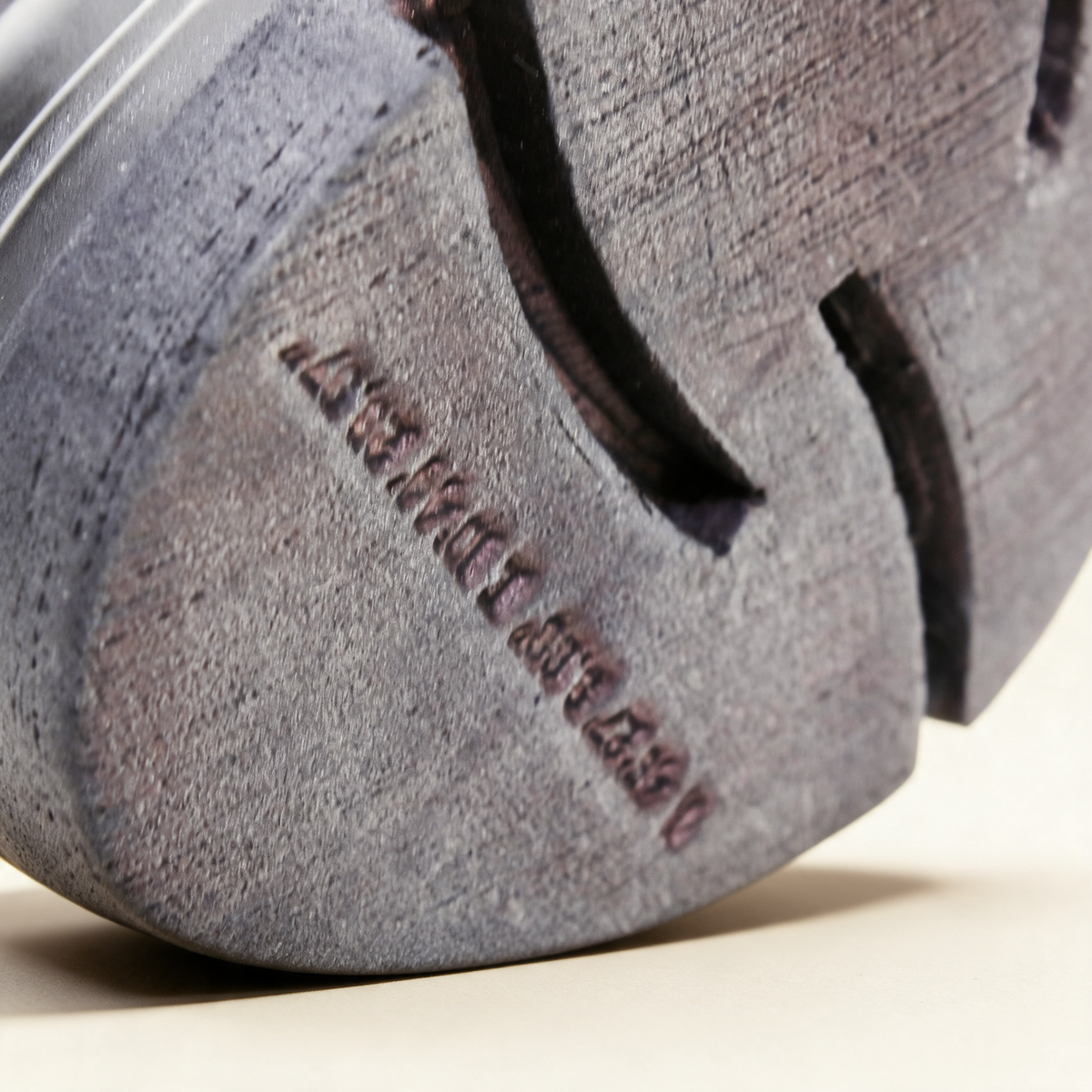 A.S.98 EDISON Black boots, sole detail