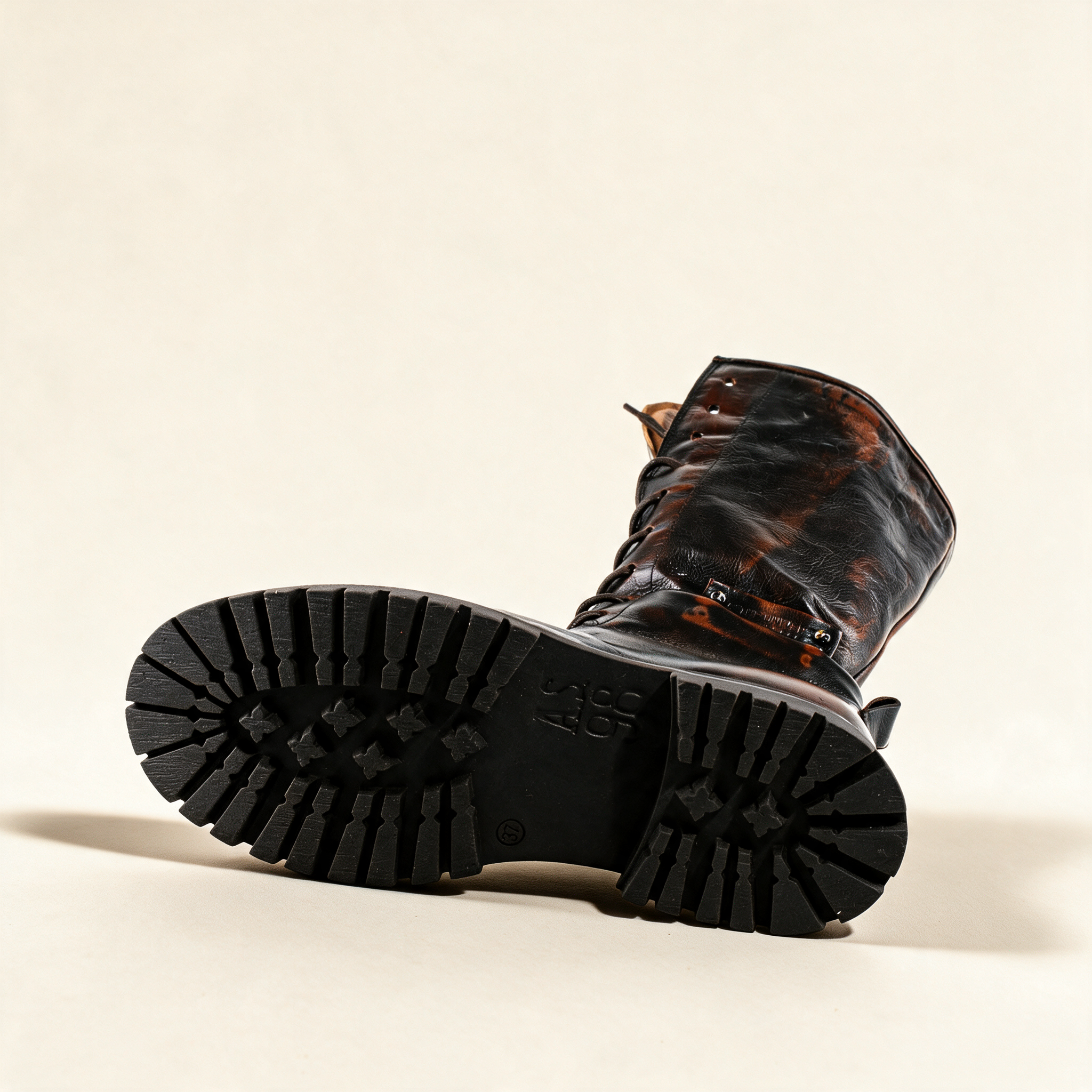 A.S.98 ARDEN Cognac tall boots, alternate product detail