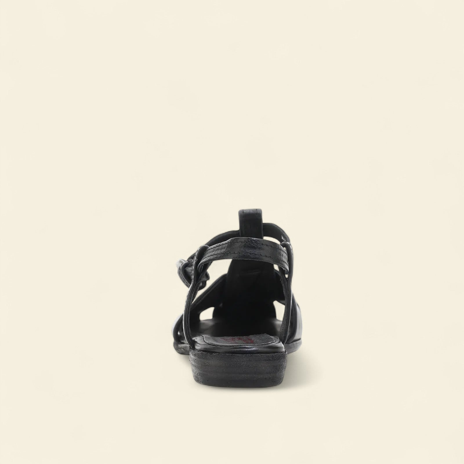 Zania A.S.98 Black Leather Sandal Summer 25