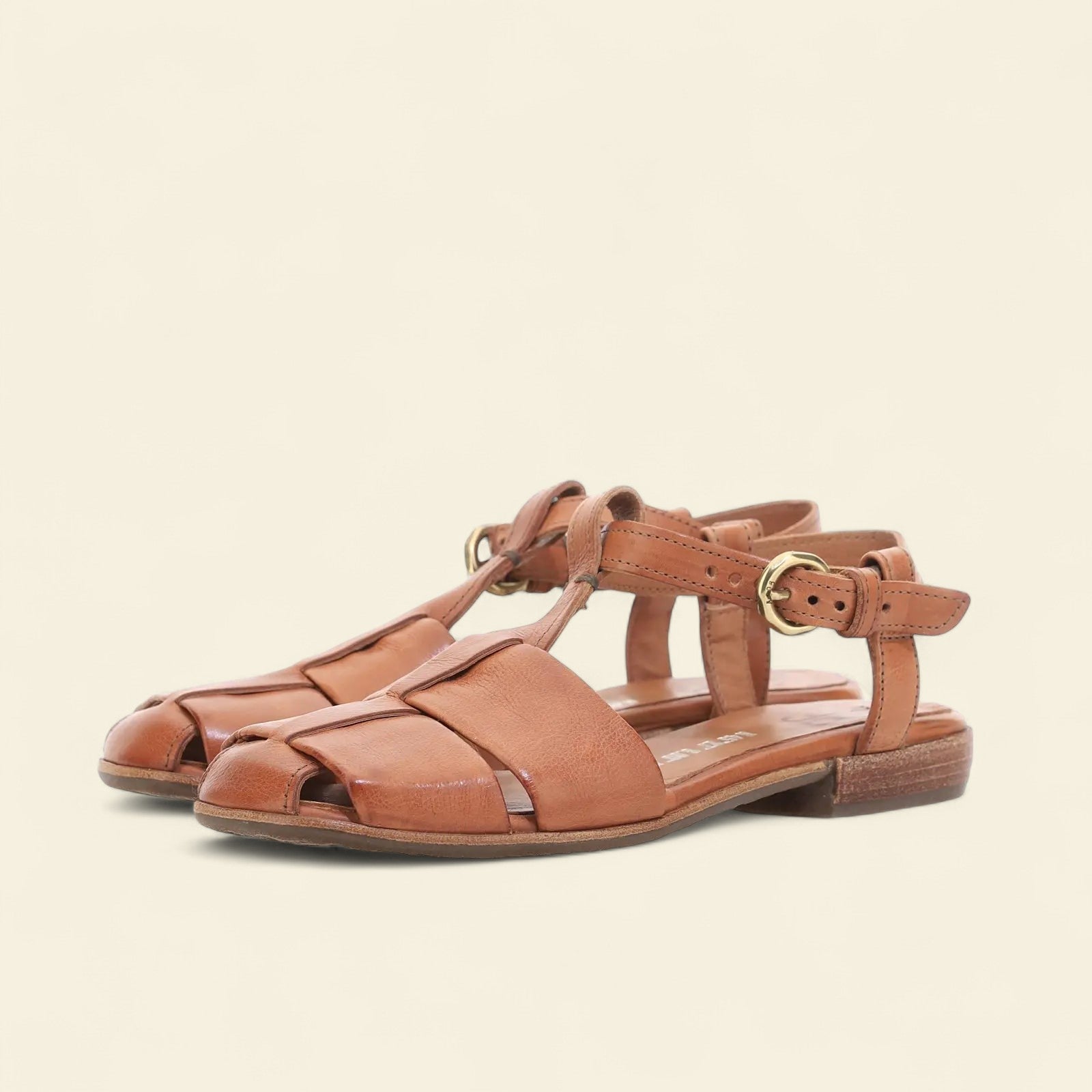 Zania A.S.98 Brown Leather Sandal Summer 25