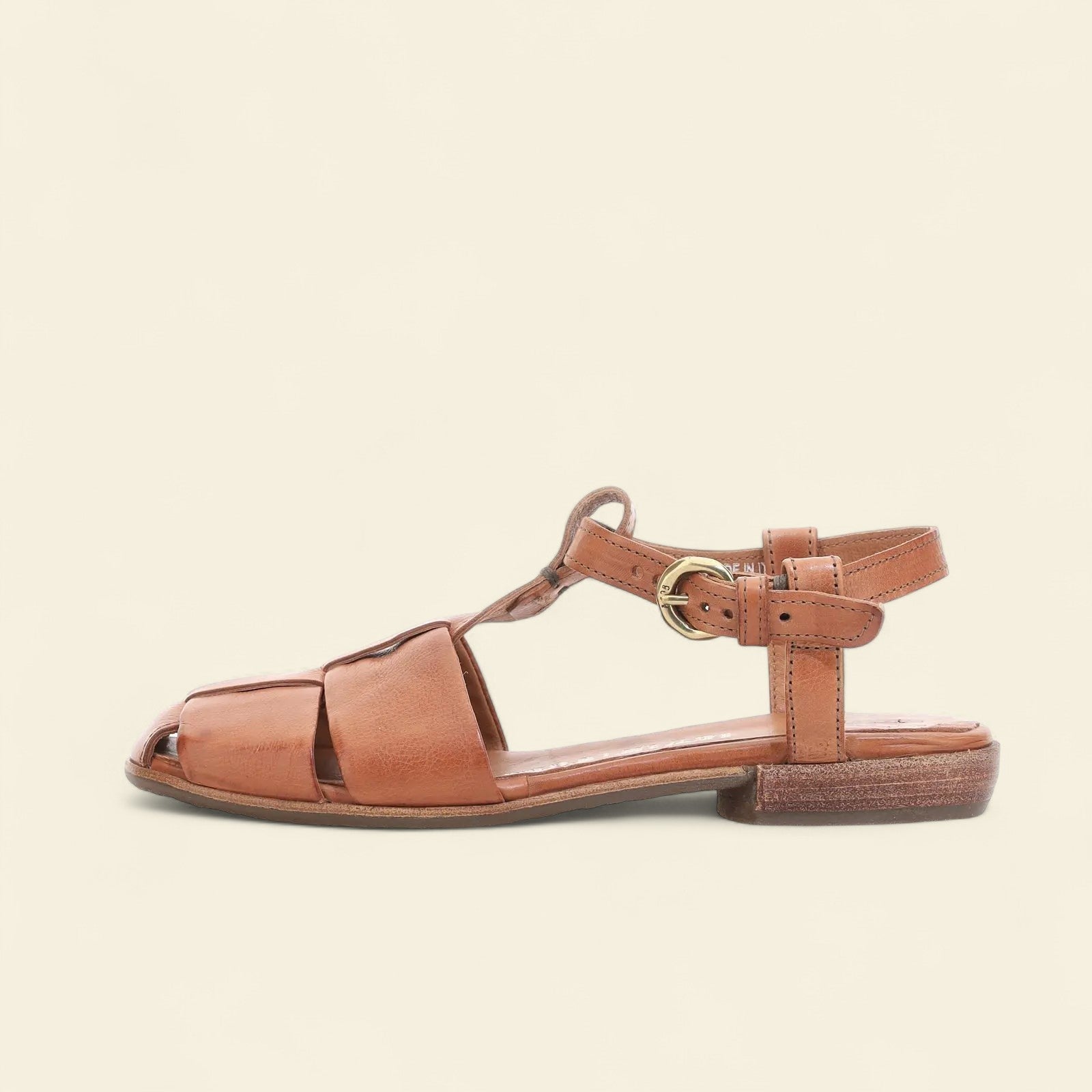 Zania A.S.98 Brown Leather Sandal Summer 25
