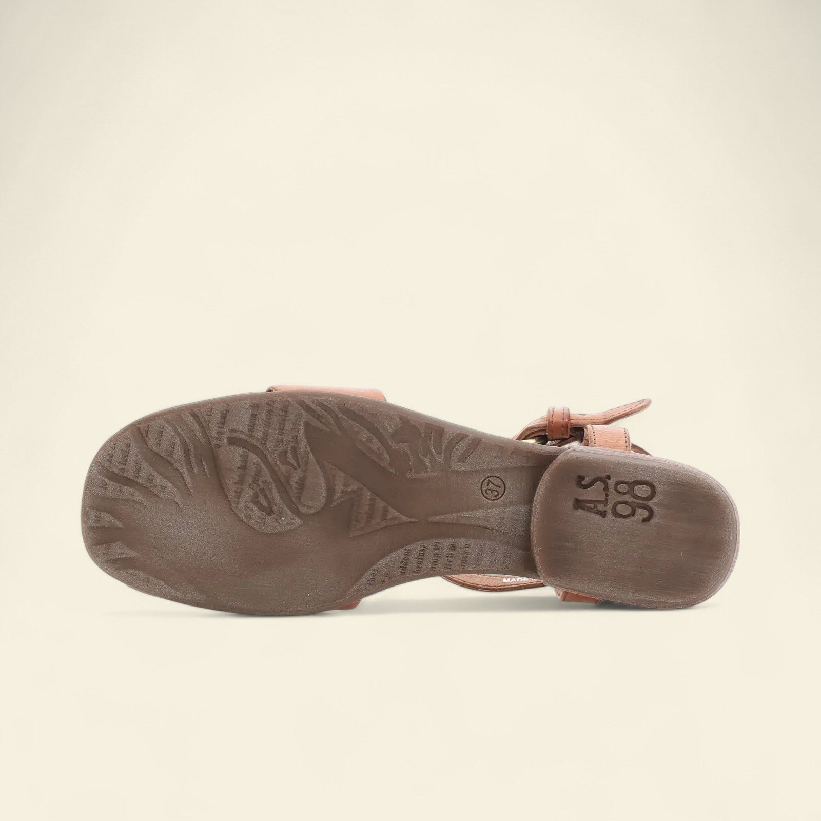 Zania A.S.98 Brown Leather Sandal Summer 25