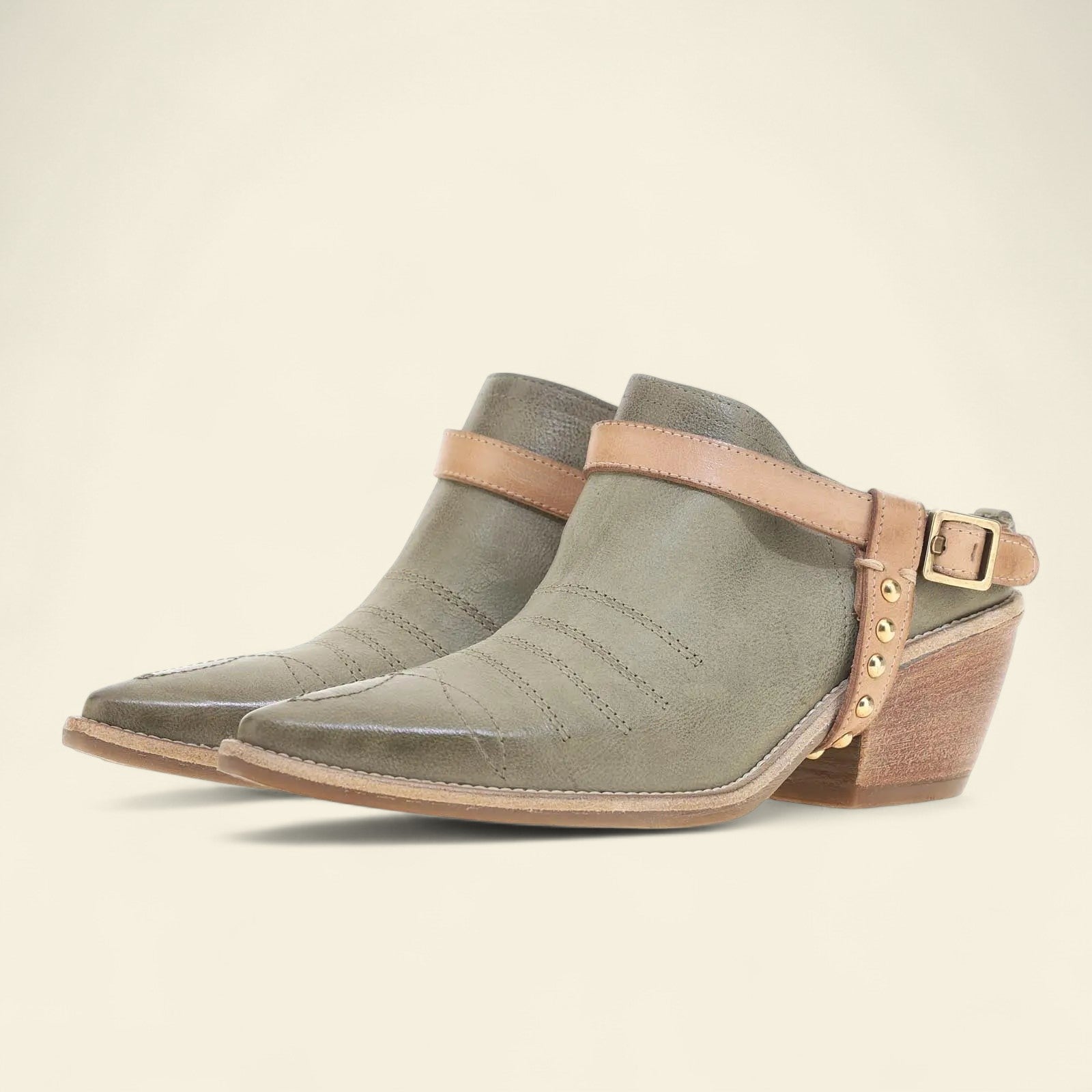 Clif A.S.98 Green Leather Sandal Summer 25