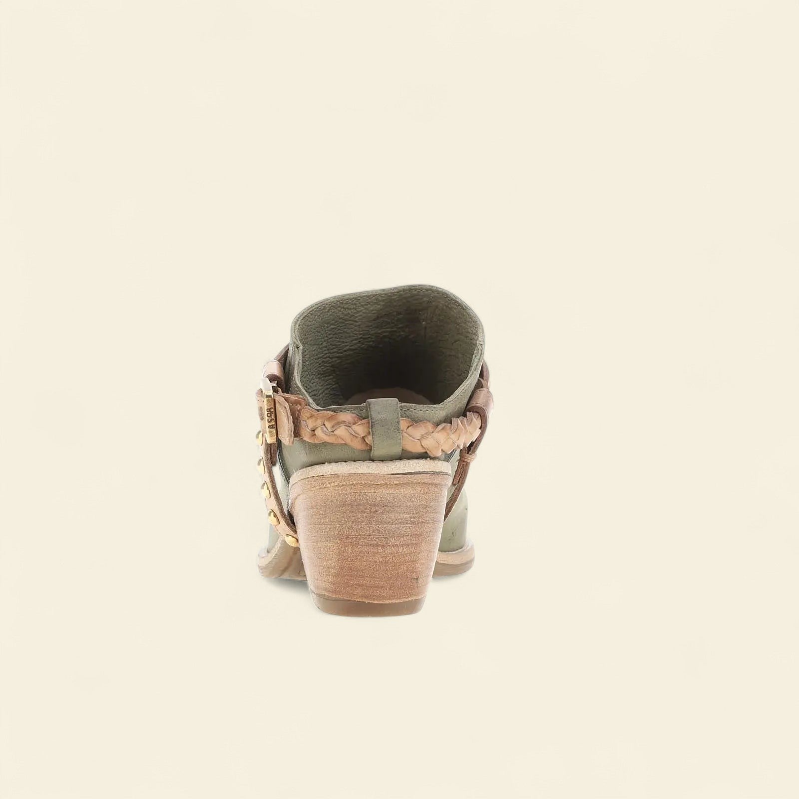 Clif A.S.98 Green Leather Sandal Summer 25