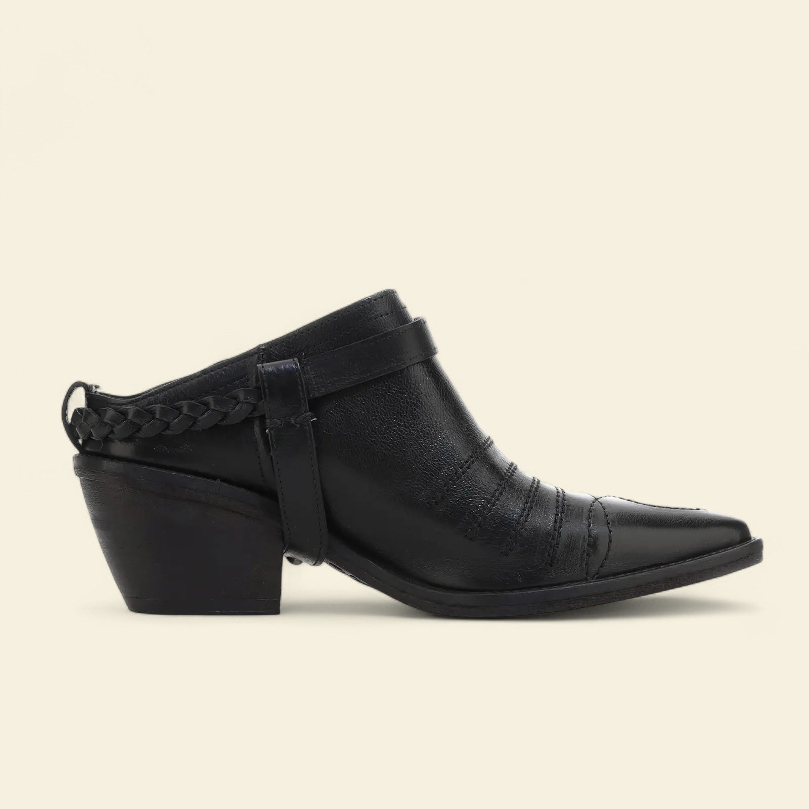 Clif A.S.98 Black Leather Sandal Summer 25