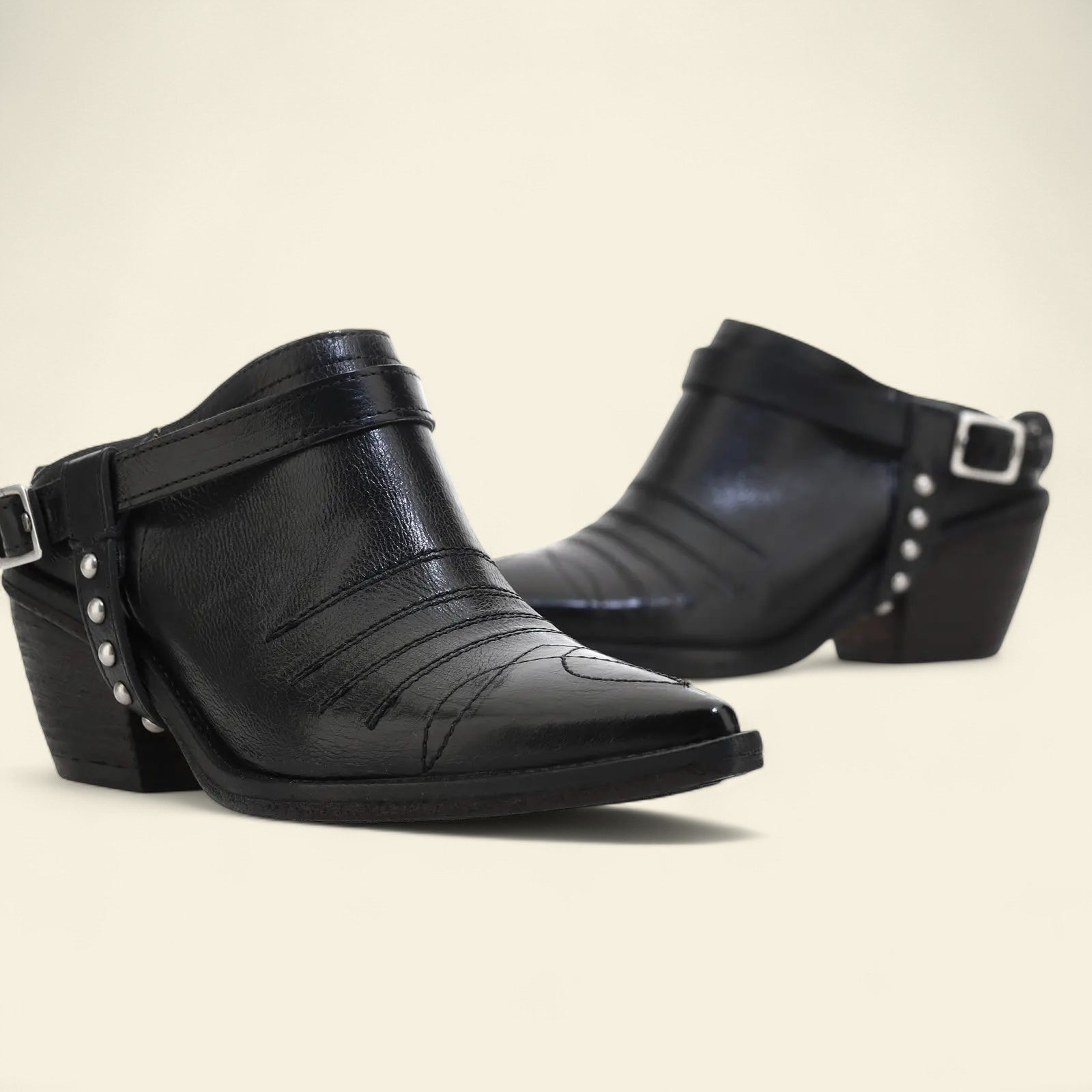 Clif A.S.98 Black Leather Sandal Summer 25
