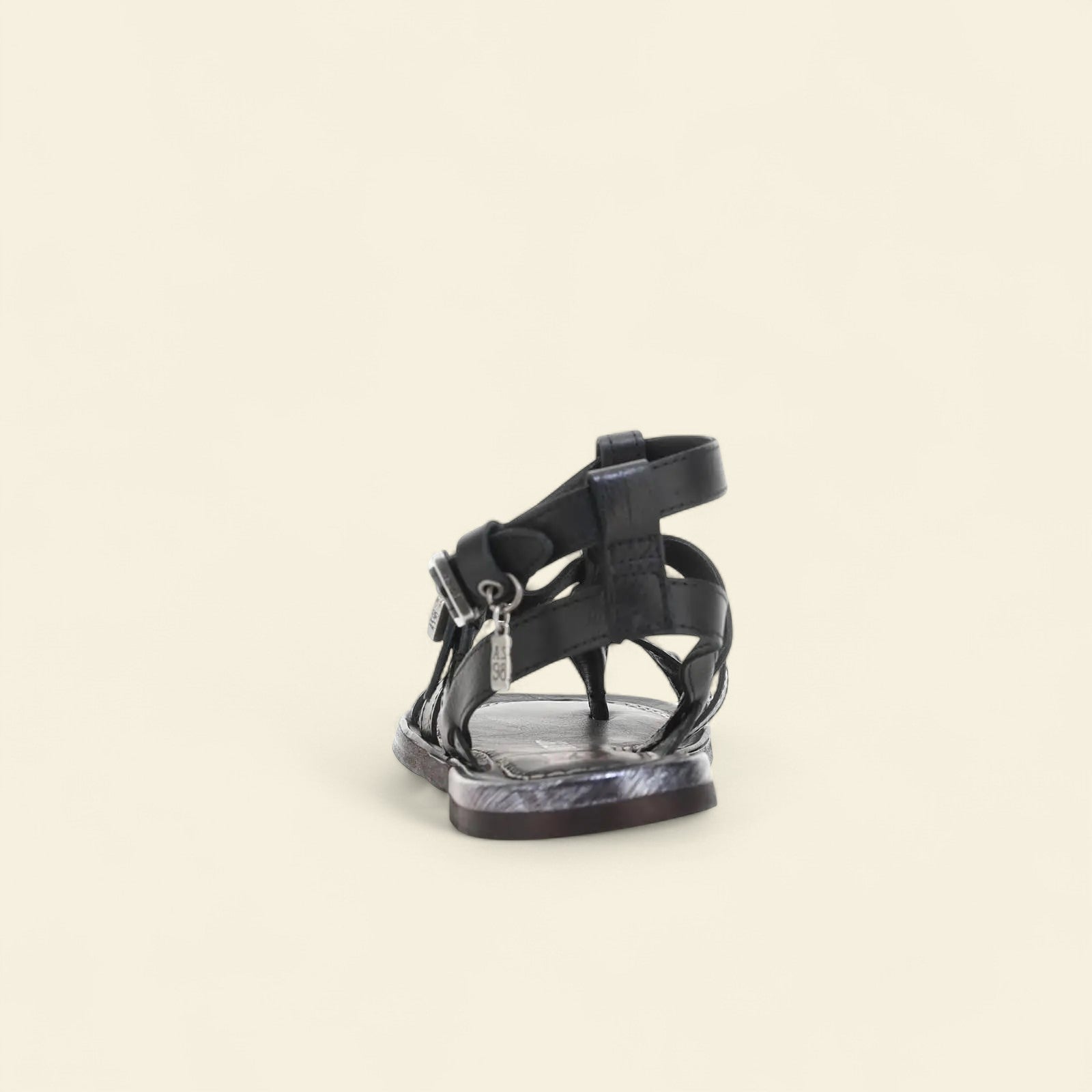 Grant A.S.98 Black Summer 25 Leather Sandal