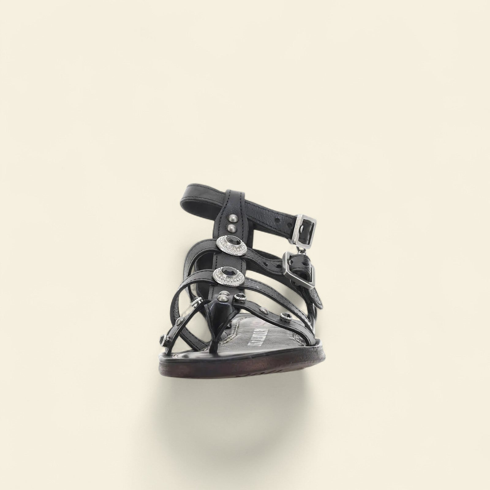 Grant A.S.98 Black Summer 25 Leather Sandal