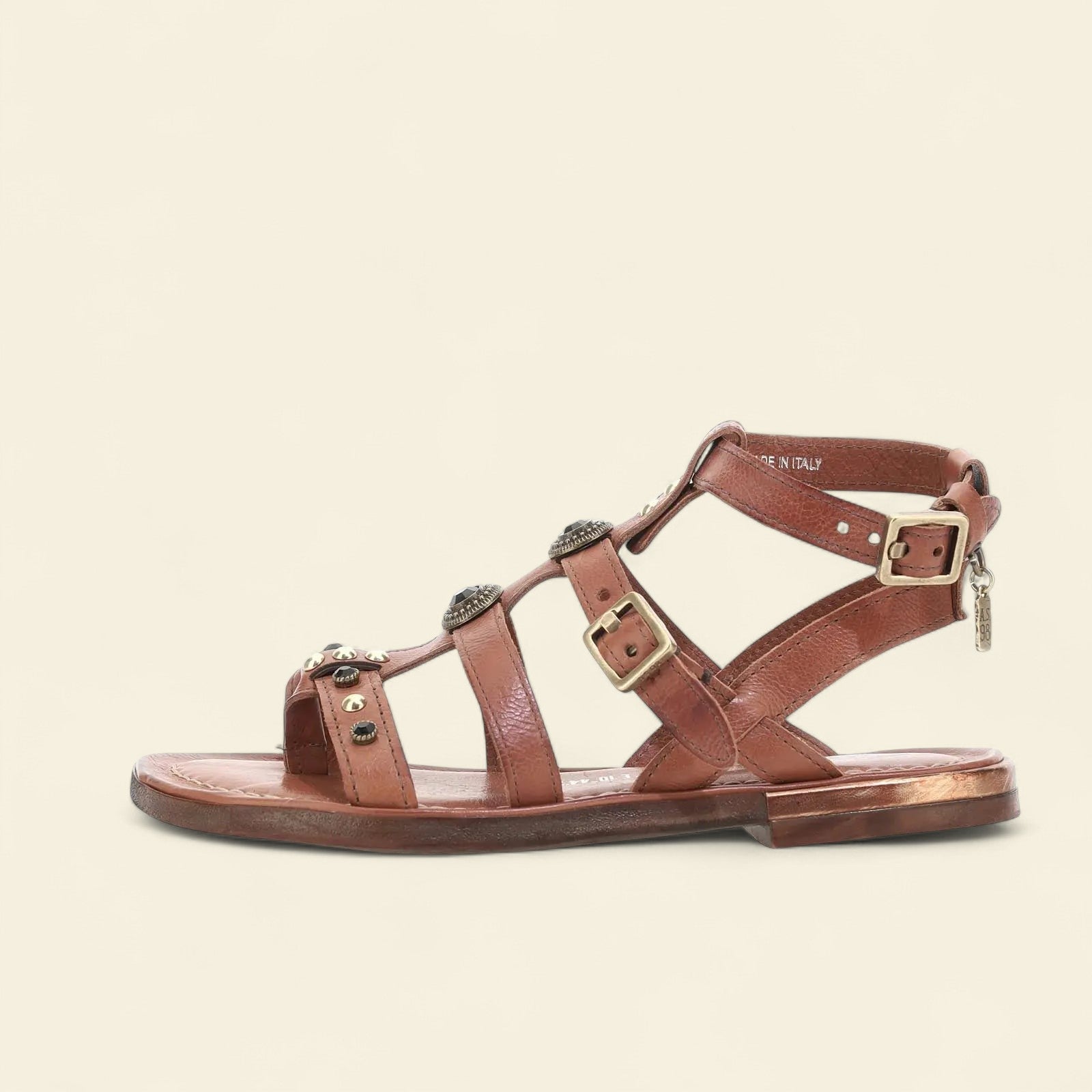 Grant A.S.98 Black Summer 25 Leather Sandal