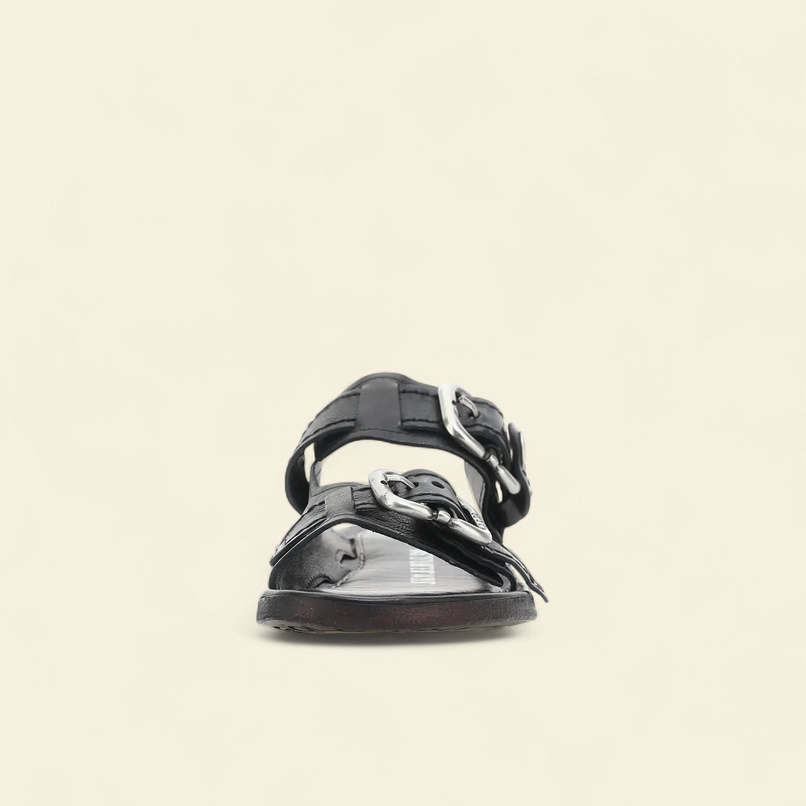 Gavin A.S.98 Black Summer 25 Leather Sandal