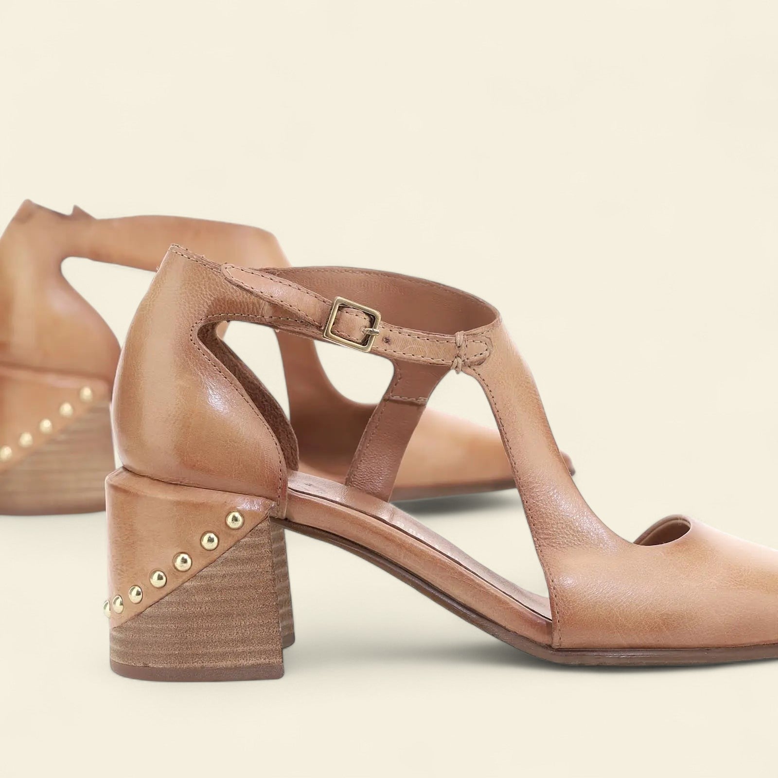 Vincent A.S.98 Brown Summer 25 Leather Healed Sandal