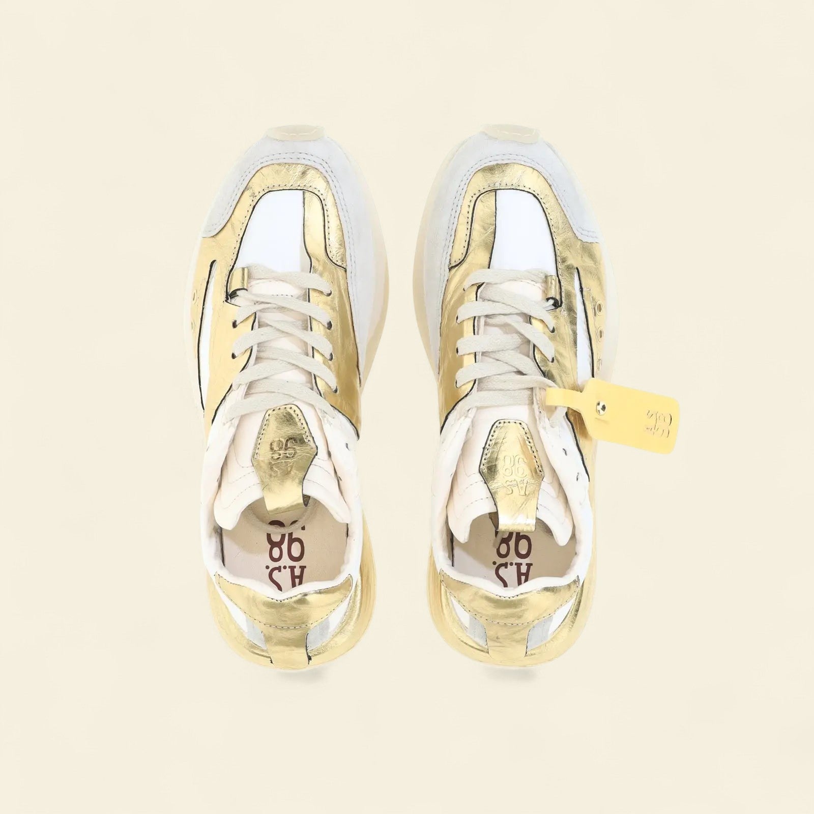 Frederick A.S.98 Gold Leather Sneaker Summer 25