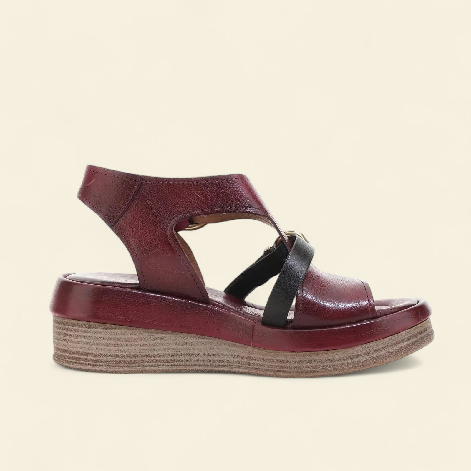 Stanley A.S.98 Red Summer 25 Leather Sandal