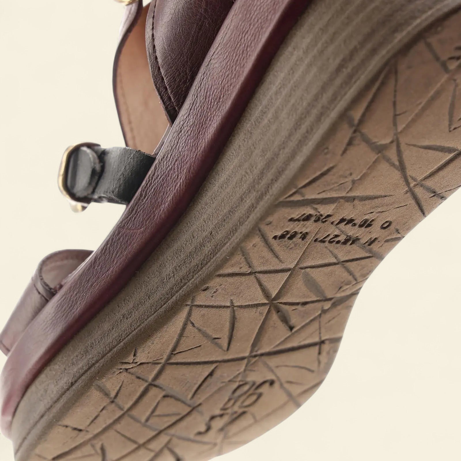 Stanley A.S.98 Red Summer 25 Leather Sandal