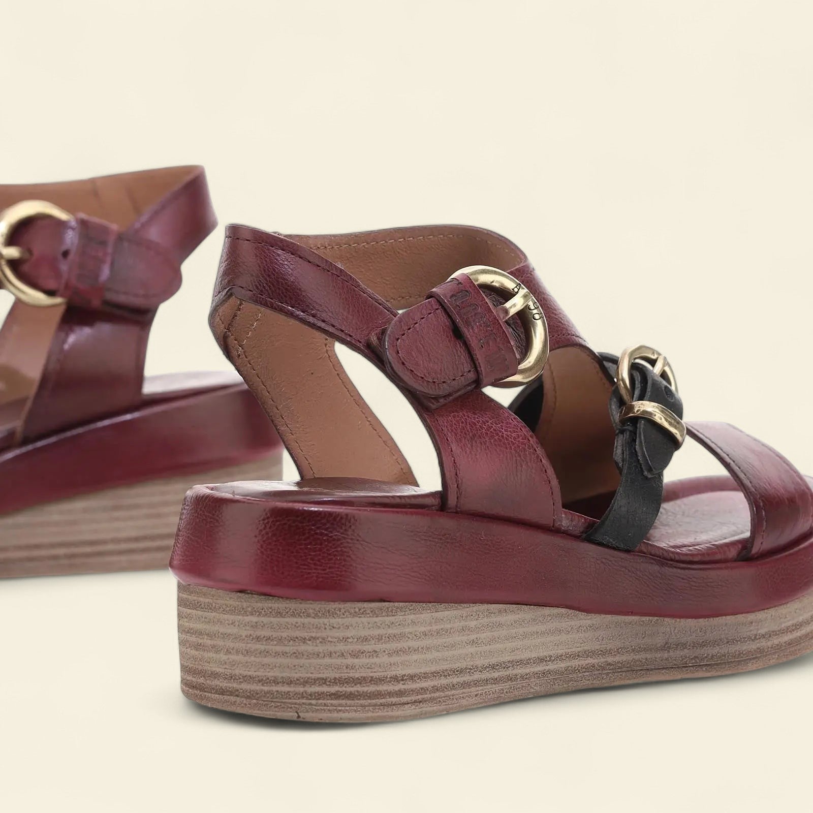 Stanley A.S.98 Red Summer 25 Leather Sandal